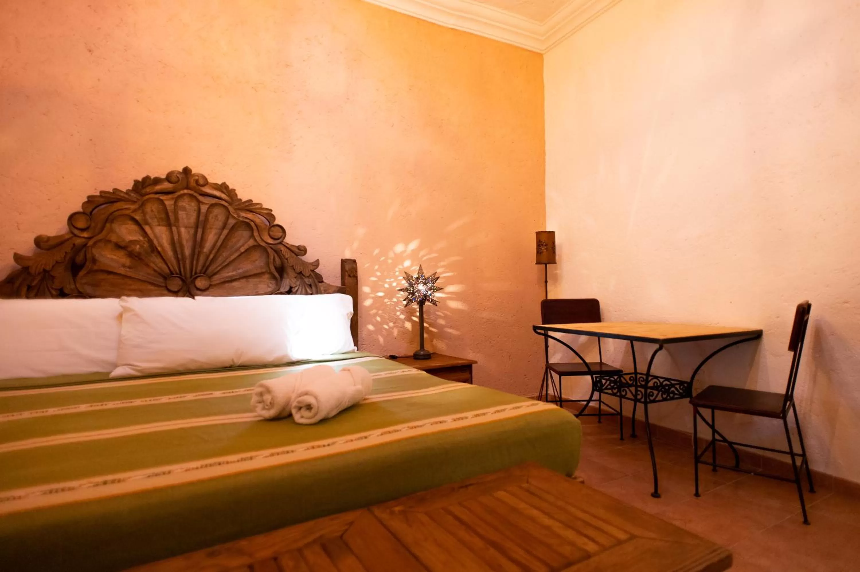 Bed in Posada San Miguelito