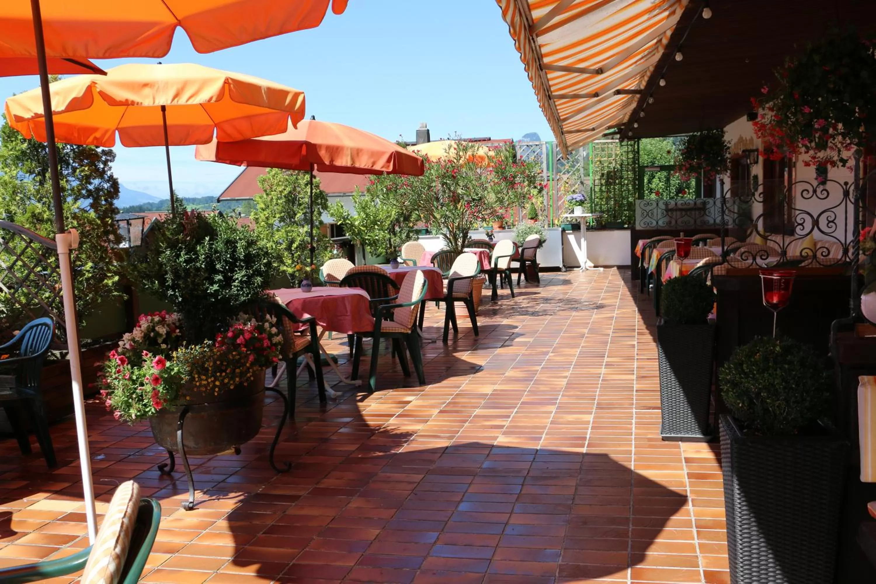 Balcony/Terrace in Hotel Sonnleiten