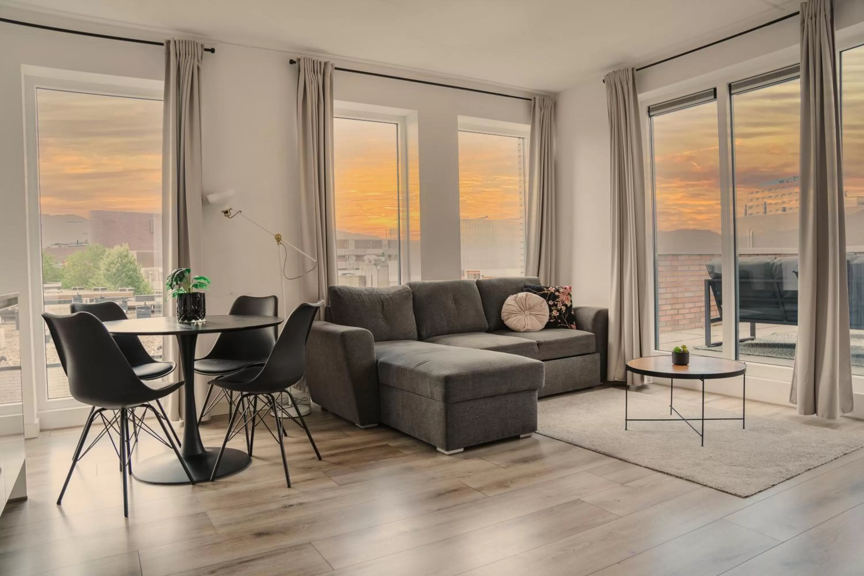 View (from property/room), Seating Area in The Residence Enschede