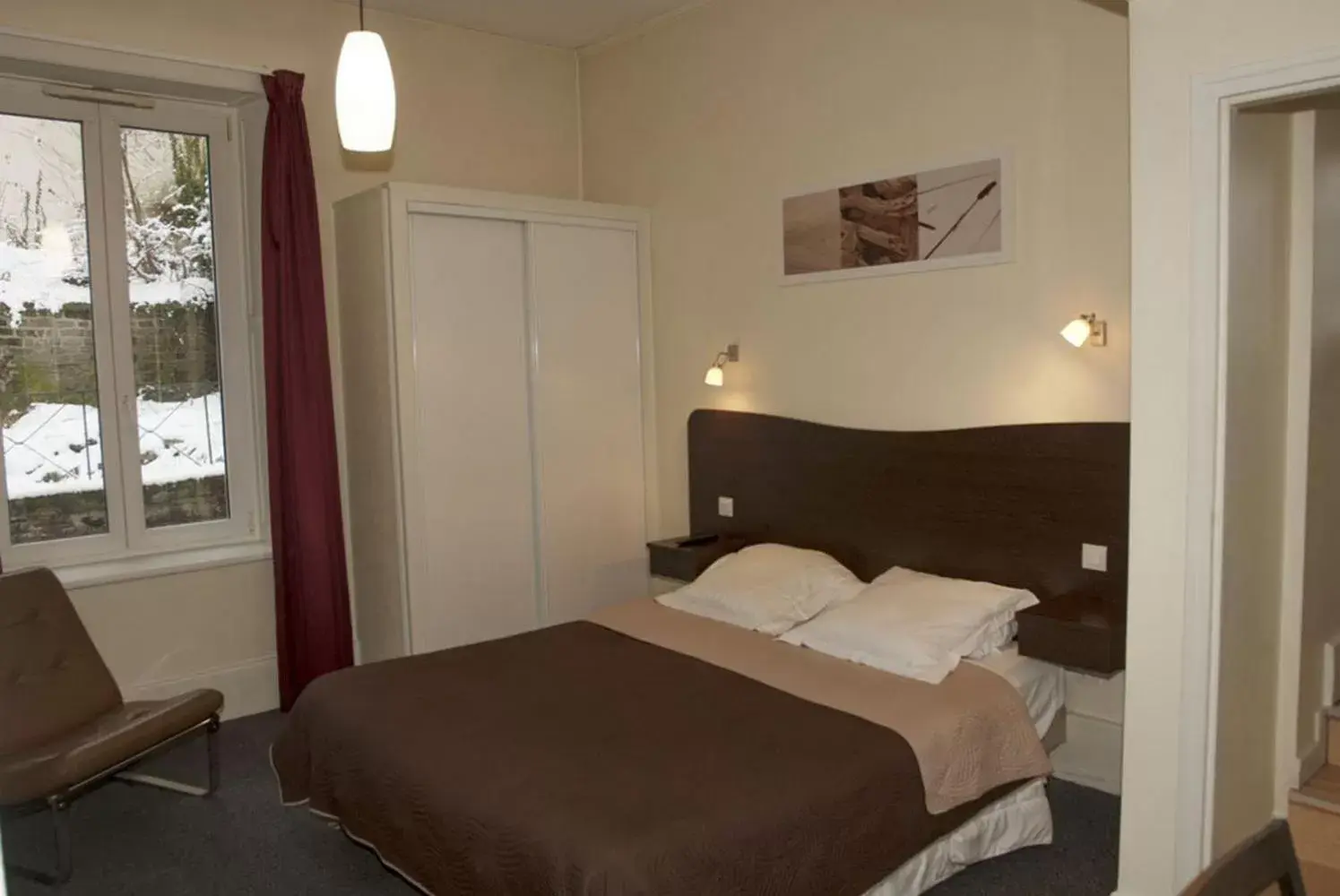 Bed in Acacias Apparts Hotel