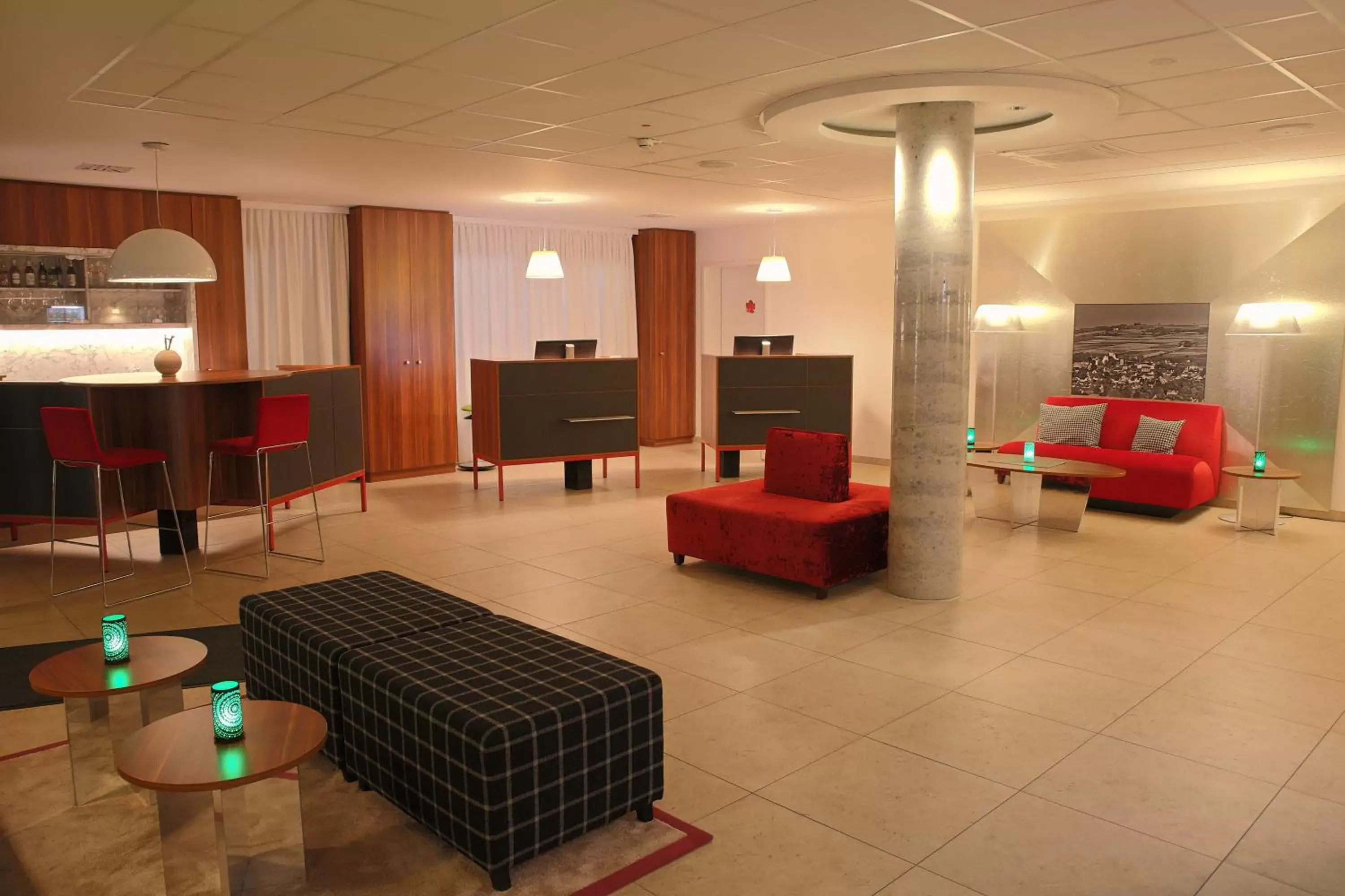 Lobby or reception in IBB Hotel Ingelheim