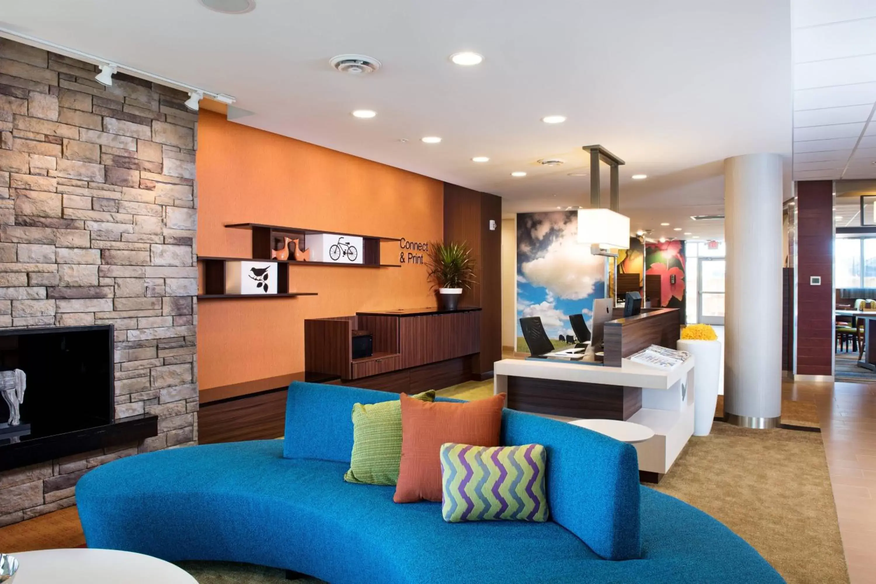 Lobby or reception, Seating Area in Fairfield Inn & Suites by Marriott Rochester Mayo Clinic Area/Saint Marys