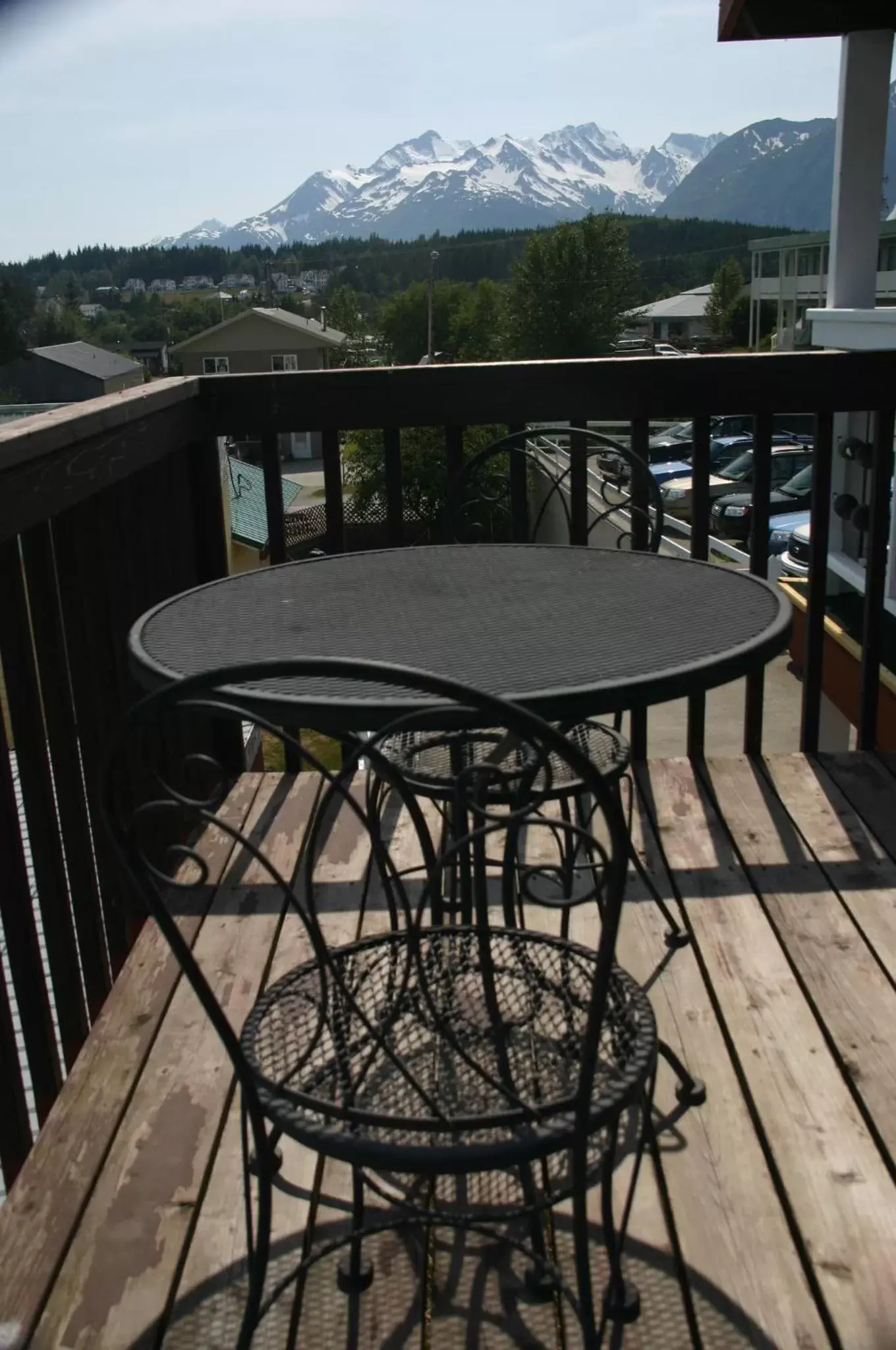 Balcony/Terrace in Captain's Choice Motel