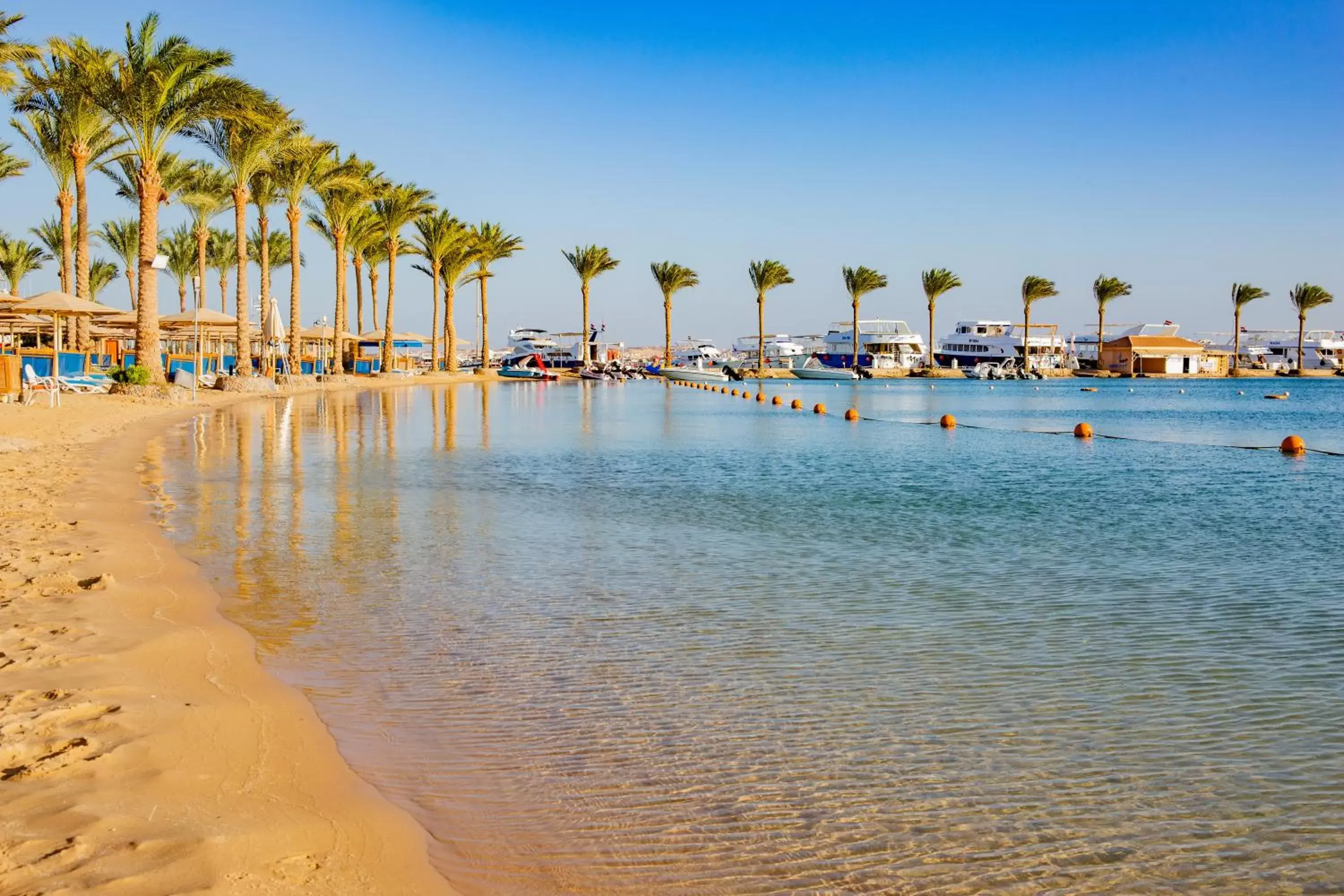 Beach in Continental Hotel Hurghada