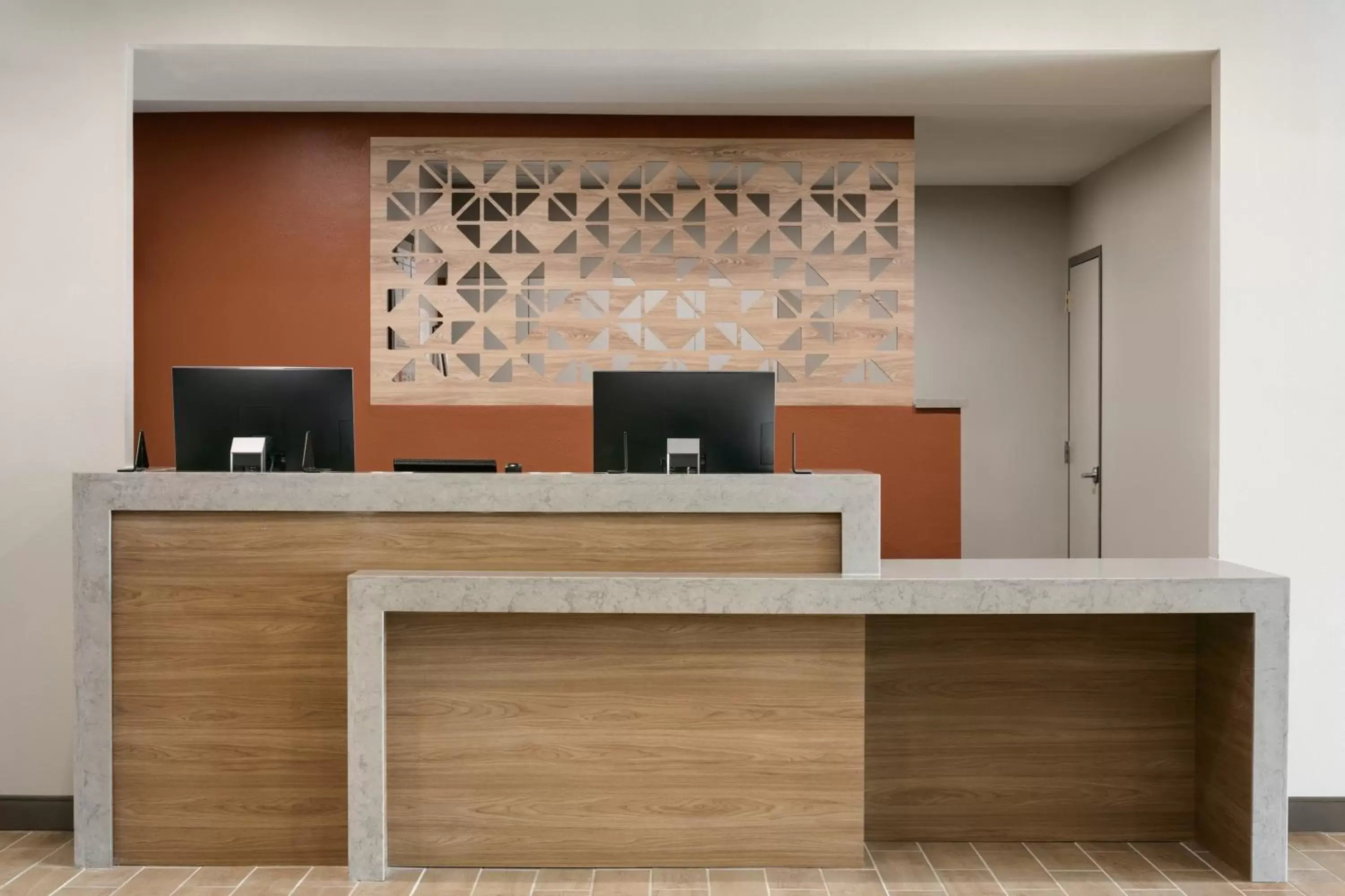 Property building, Lobby/Reception in Candlewood Suites Fayetteville Fort Bragg, an IHG Hotel