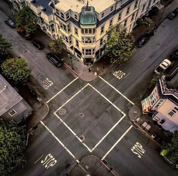 Property building, Bird's-eye View in The Inn at 2nd & C