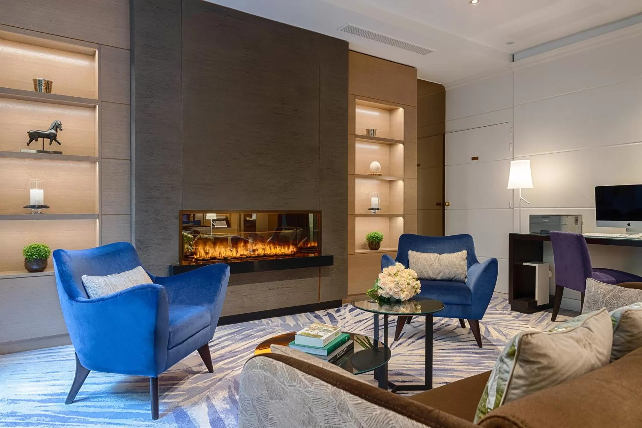 Living room in Garden-Elysée