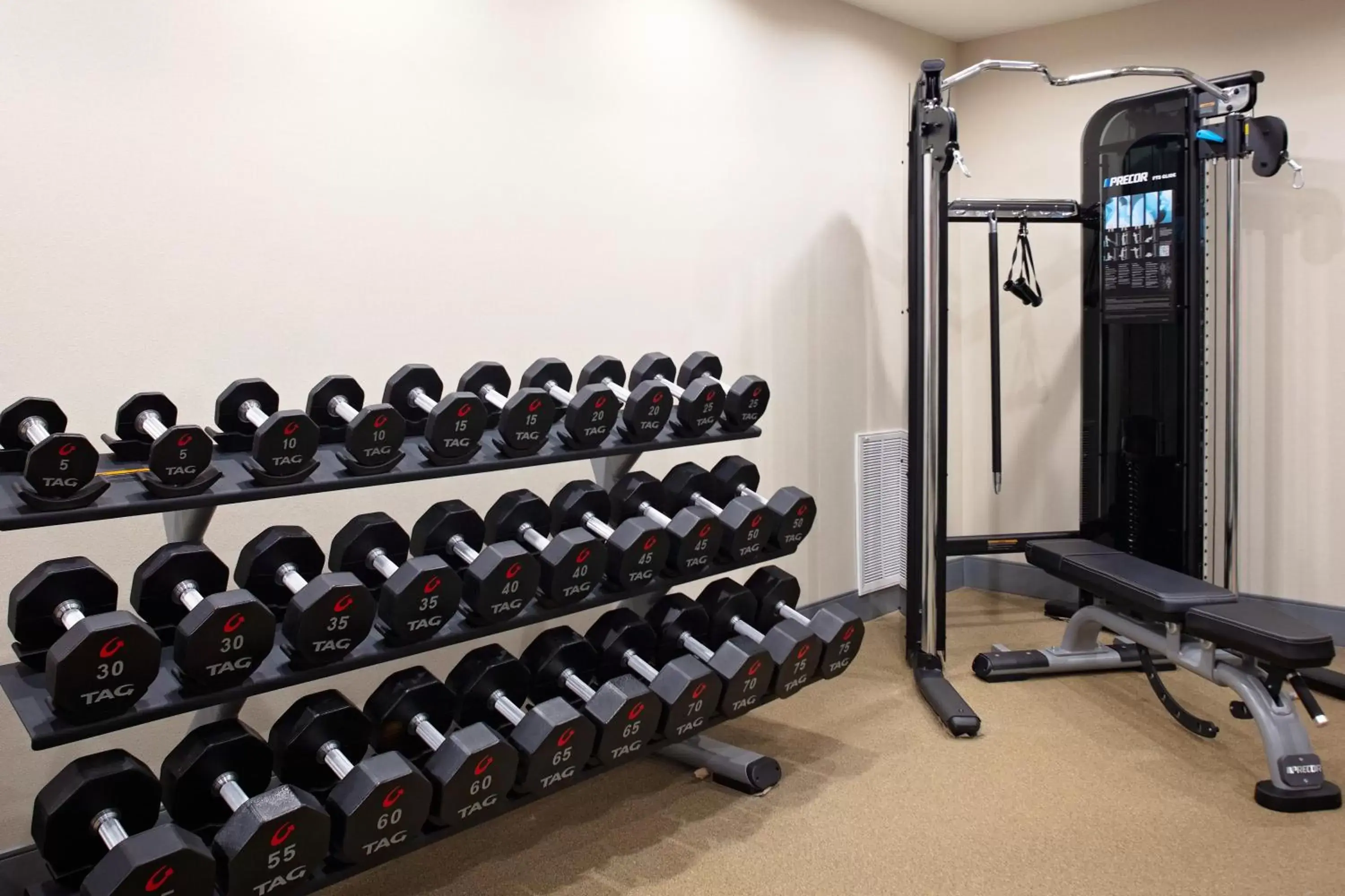 Fitness centre/facilities, Fitness Center/Facilities in Home2 Suites By Hilton Baton Rouge Citiplace