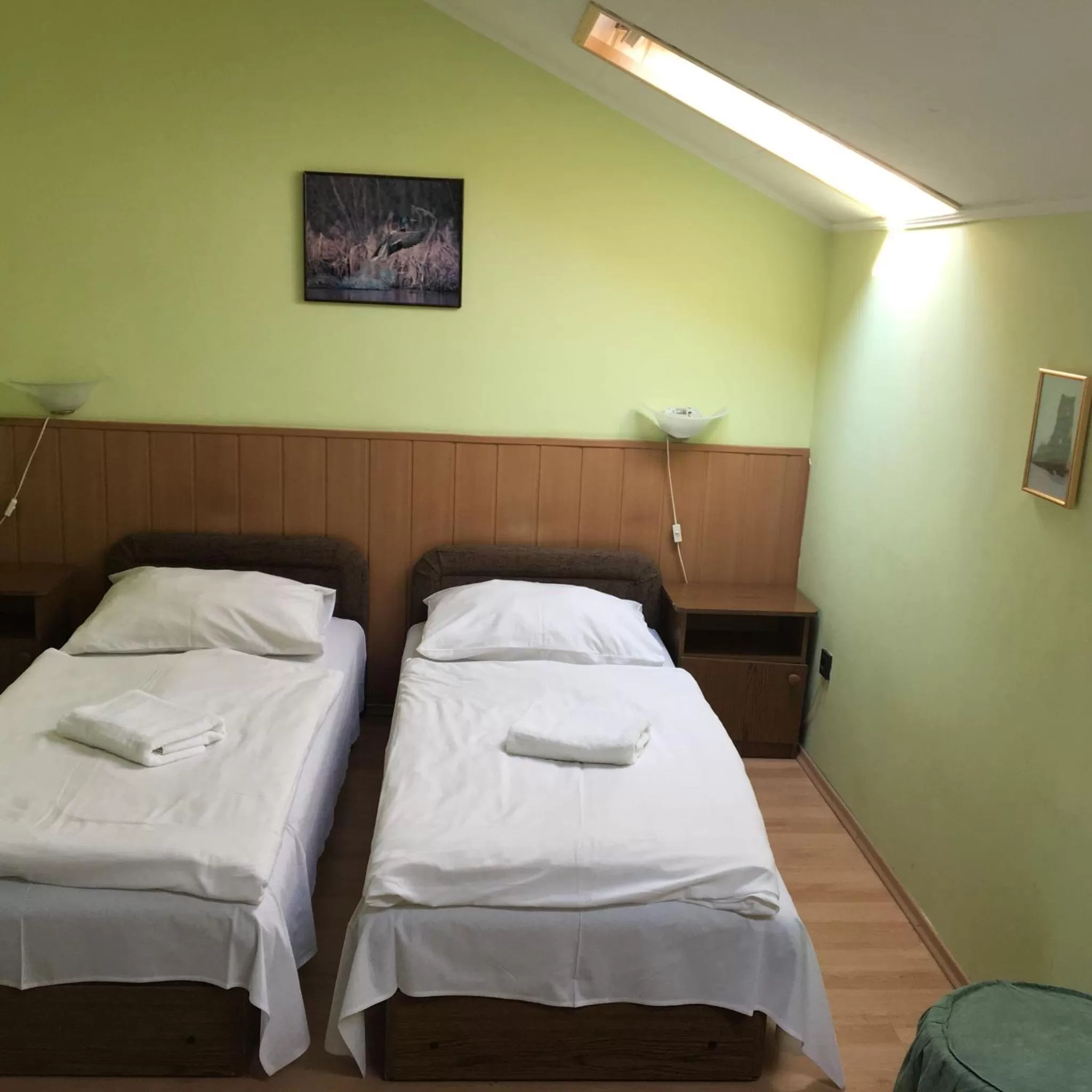 Bed in Muskátli Panzió