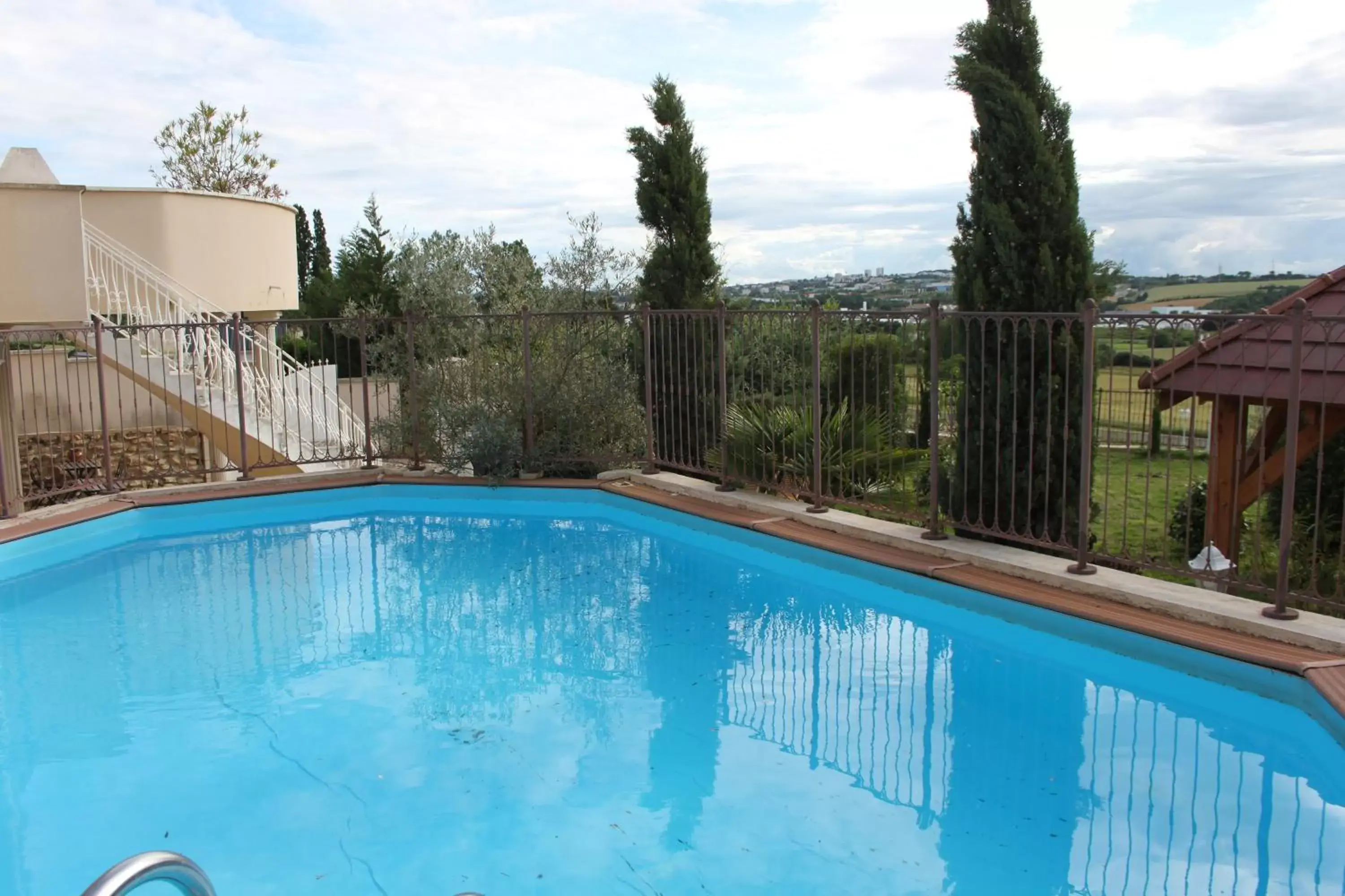 Patio, Swimming Pool in Le Domaine des Archies