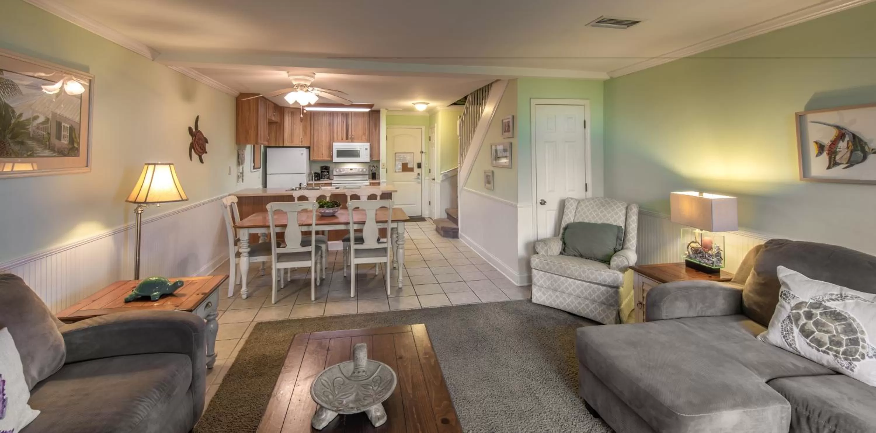 Kitchen or kitchenette in Villas by the Sea Resort & Conference Center