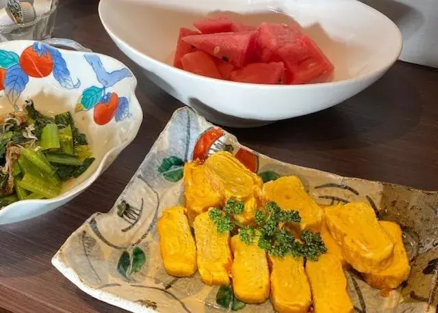 Buffet breakfast, Food in Hatago Hashimoto