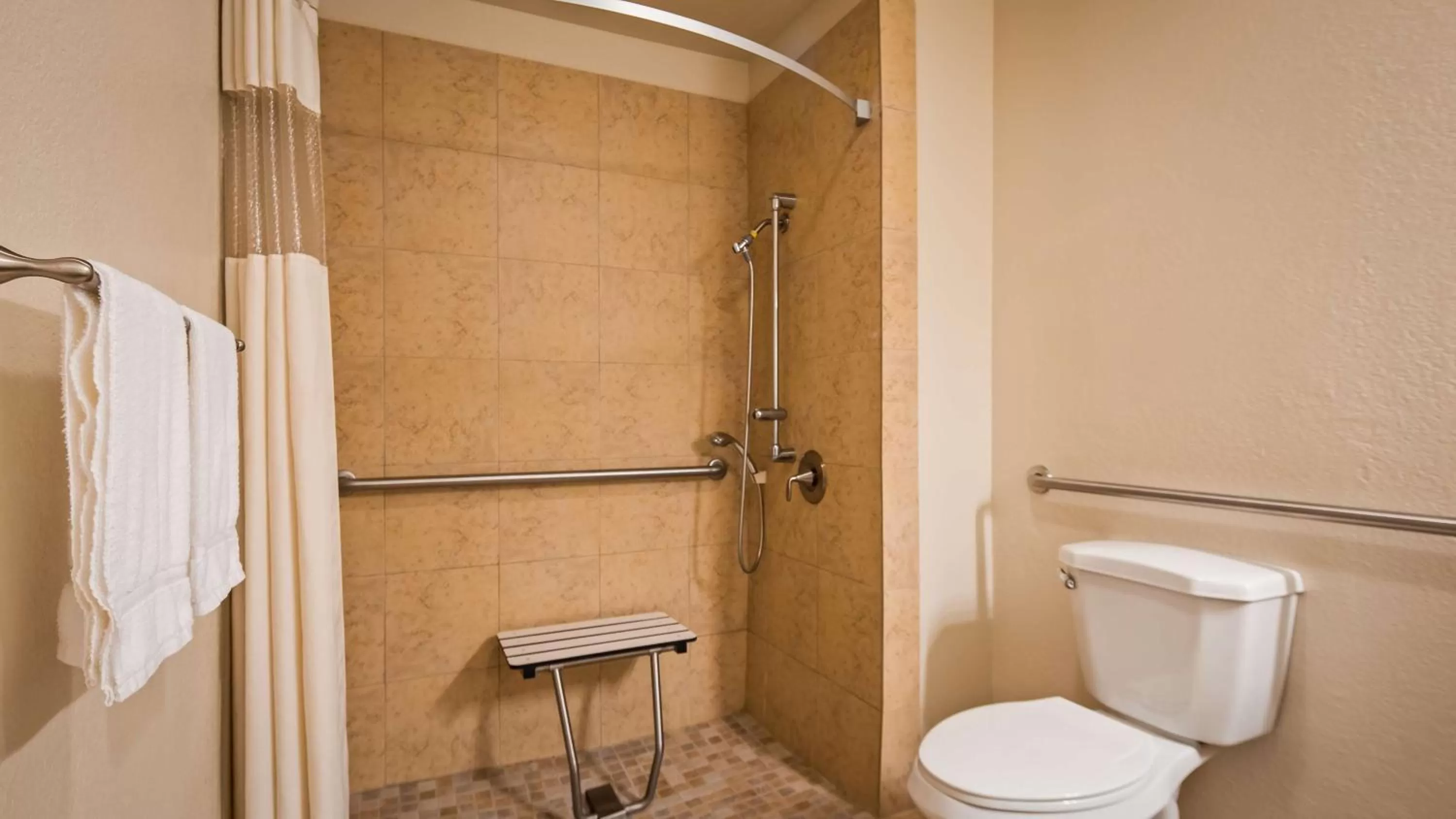 King Room with Roll-In Shower - Mobility Accessible/Non-Smoking in Best Western Palm Court Inn