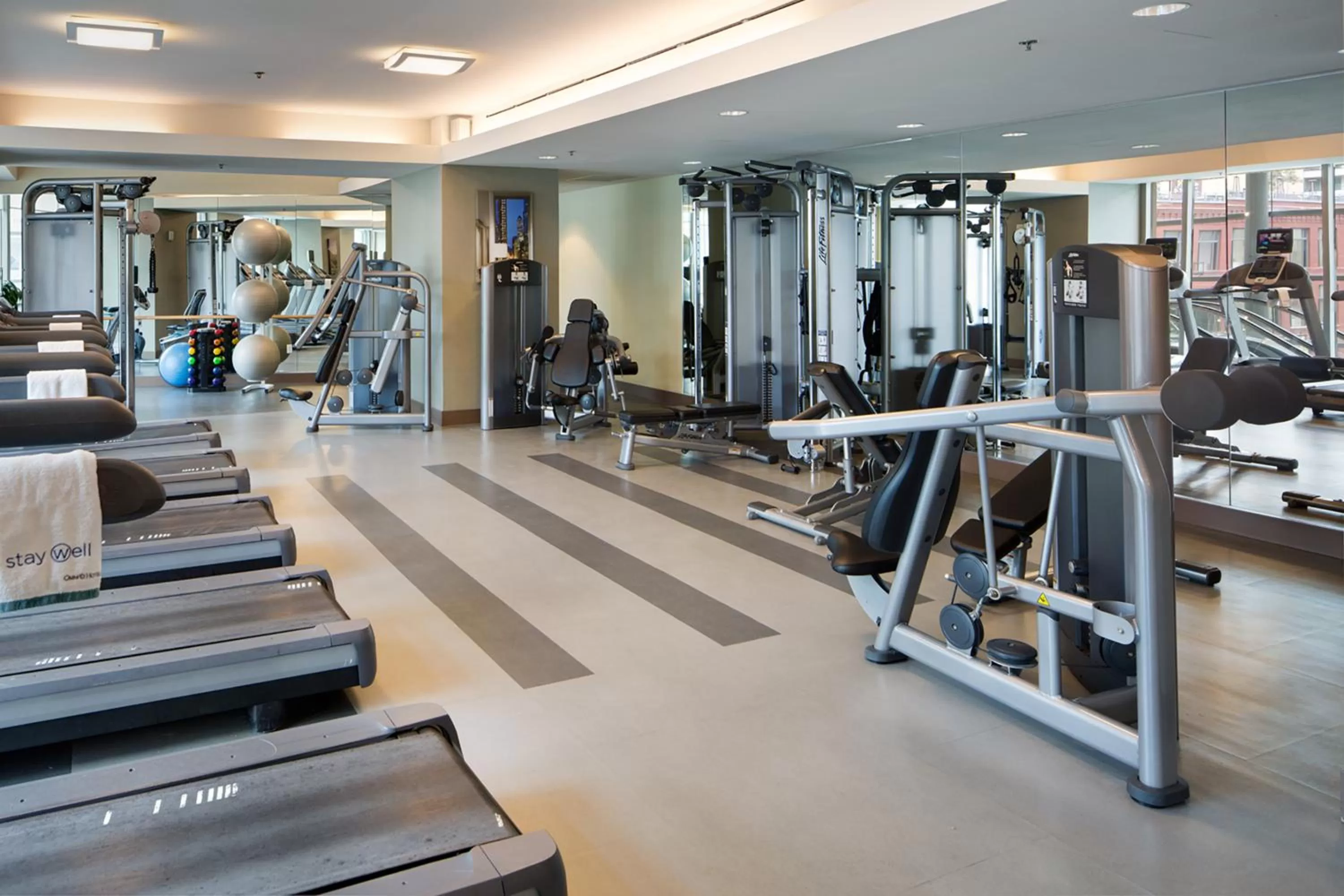 Fitness centre/facilities in Omni San Diego Hotel at the Ballpark