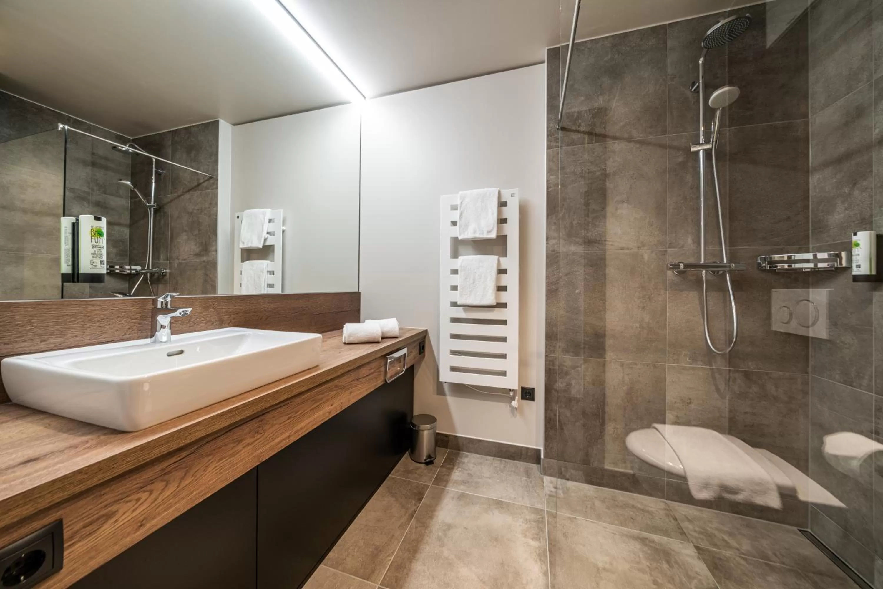 Shower in Rufi's Hotel Innsbruck