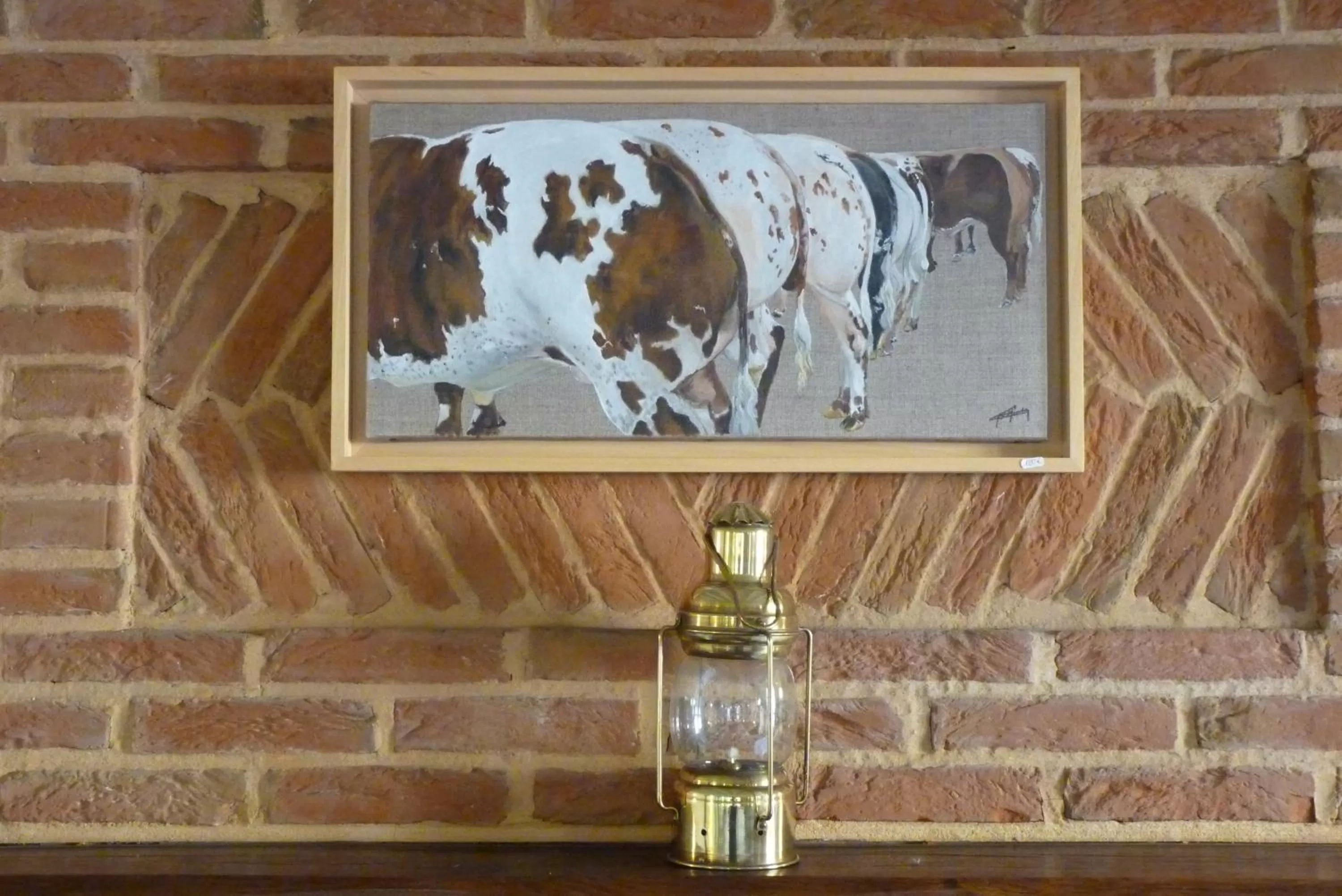 Decorative detail in Hôtel-Restaurant La P'tite Auberge