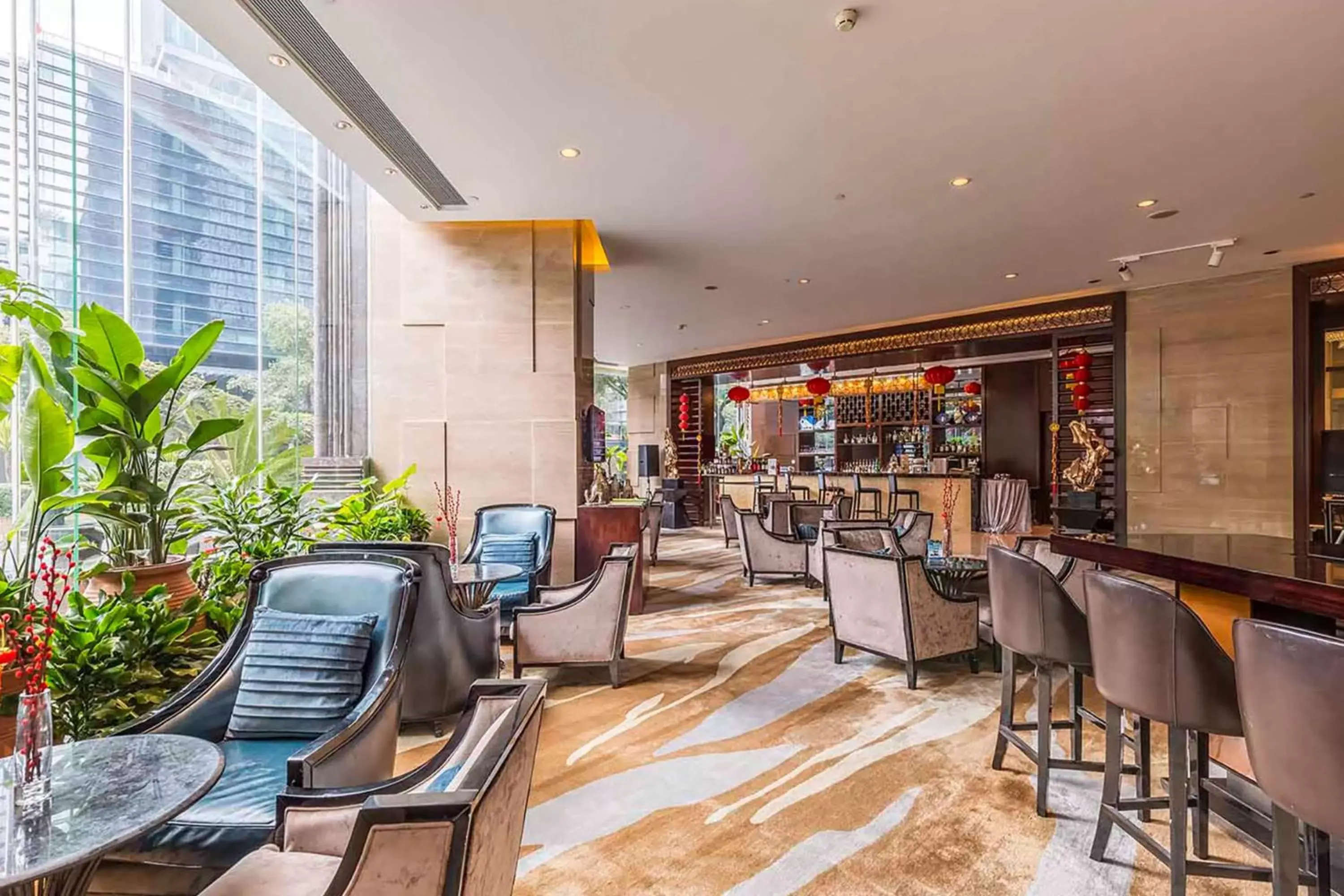 Dining area, Lounge/Bar in DoubleTree by Hilton Guangzhou - Closed to Sun Yat-sen Memorial Hall and Beijing Road Pedestrian Street