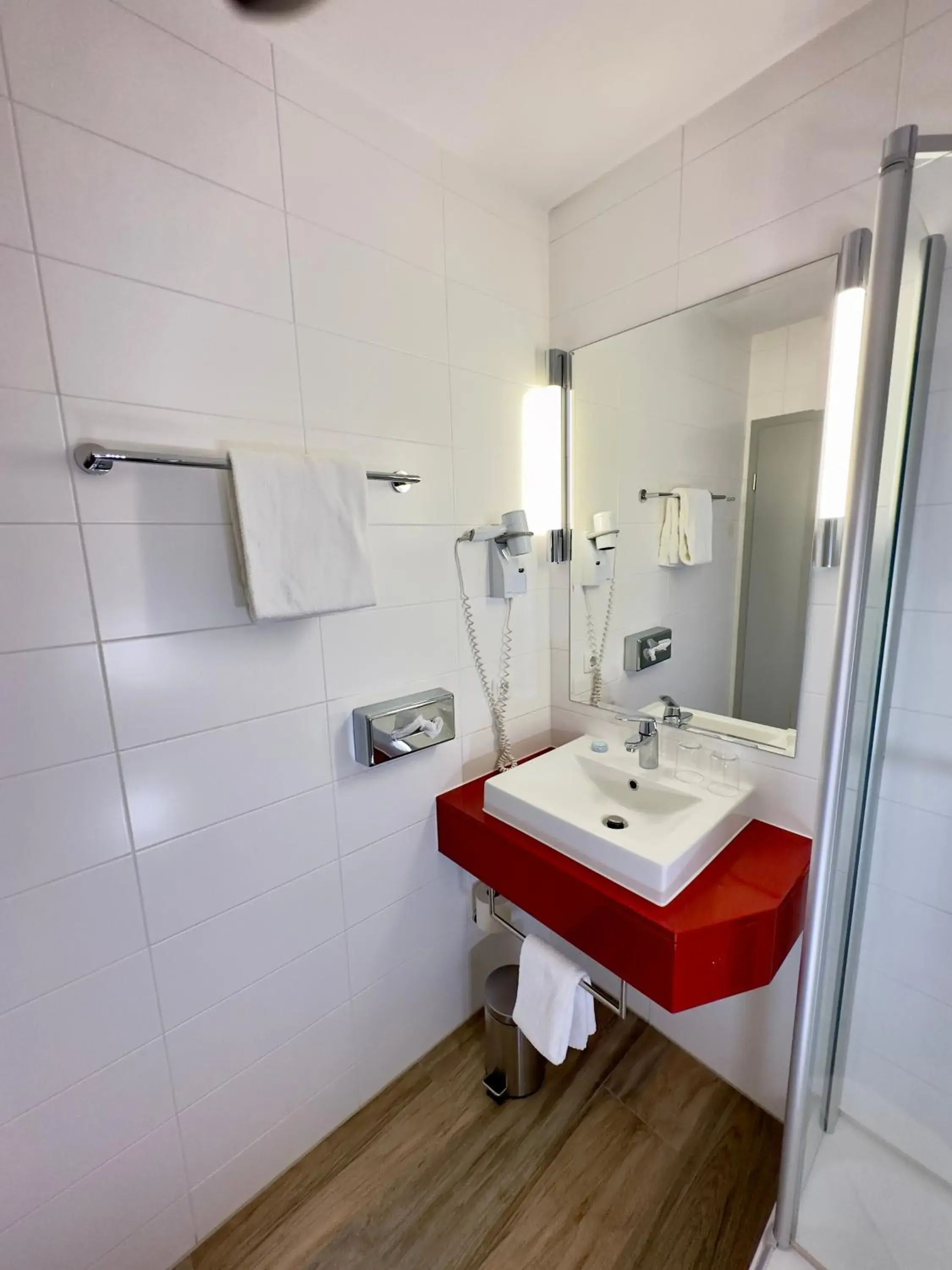 Bathroom in Prinzhotel Rothenburg