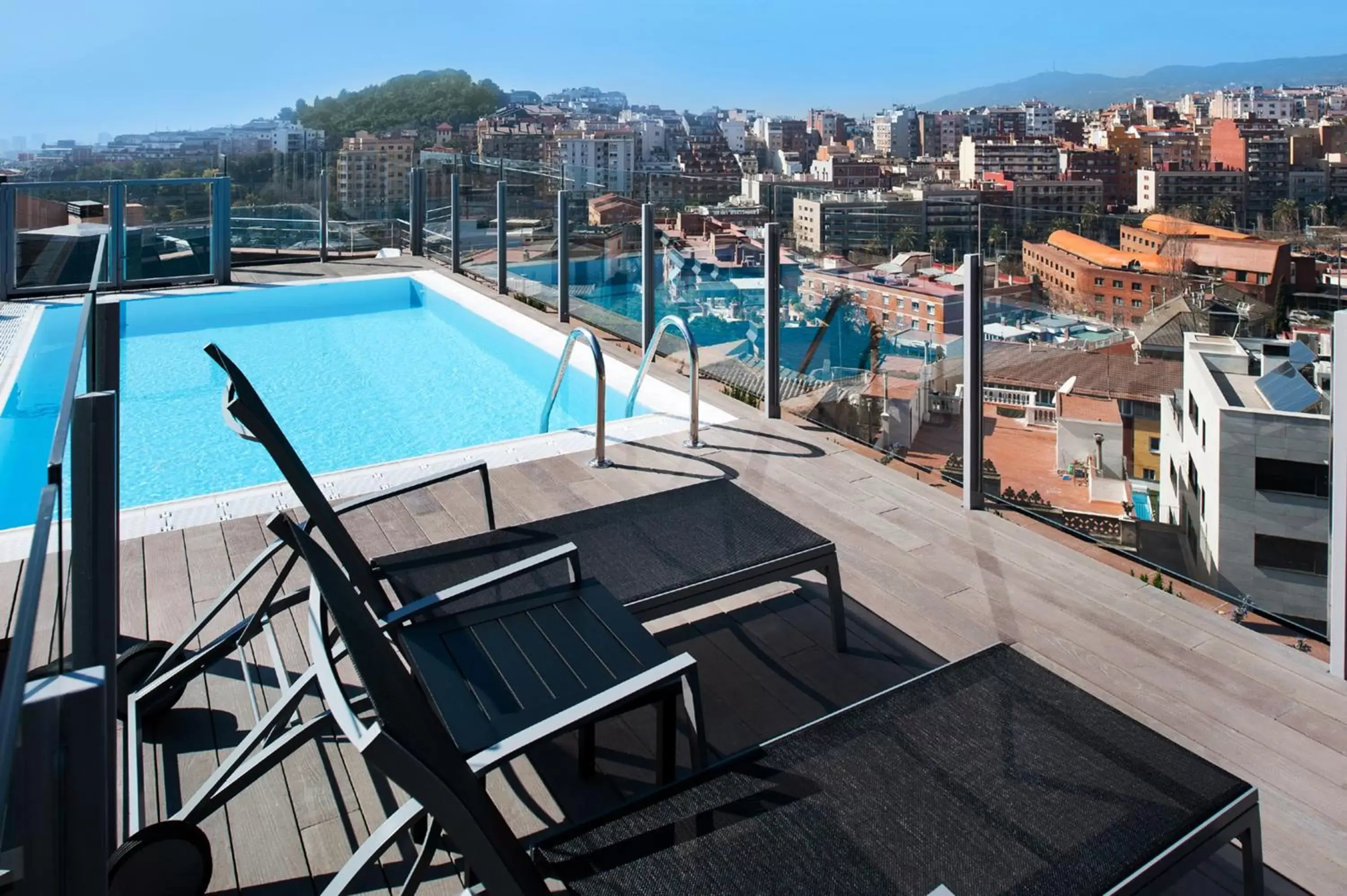 Swimming pool, Pool View in Catalonia Park Güell