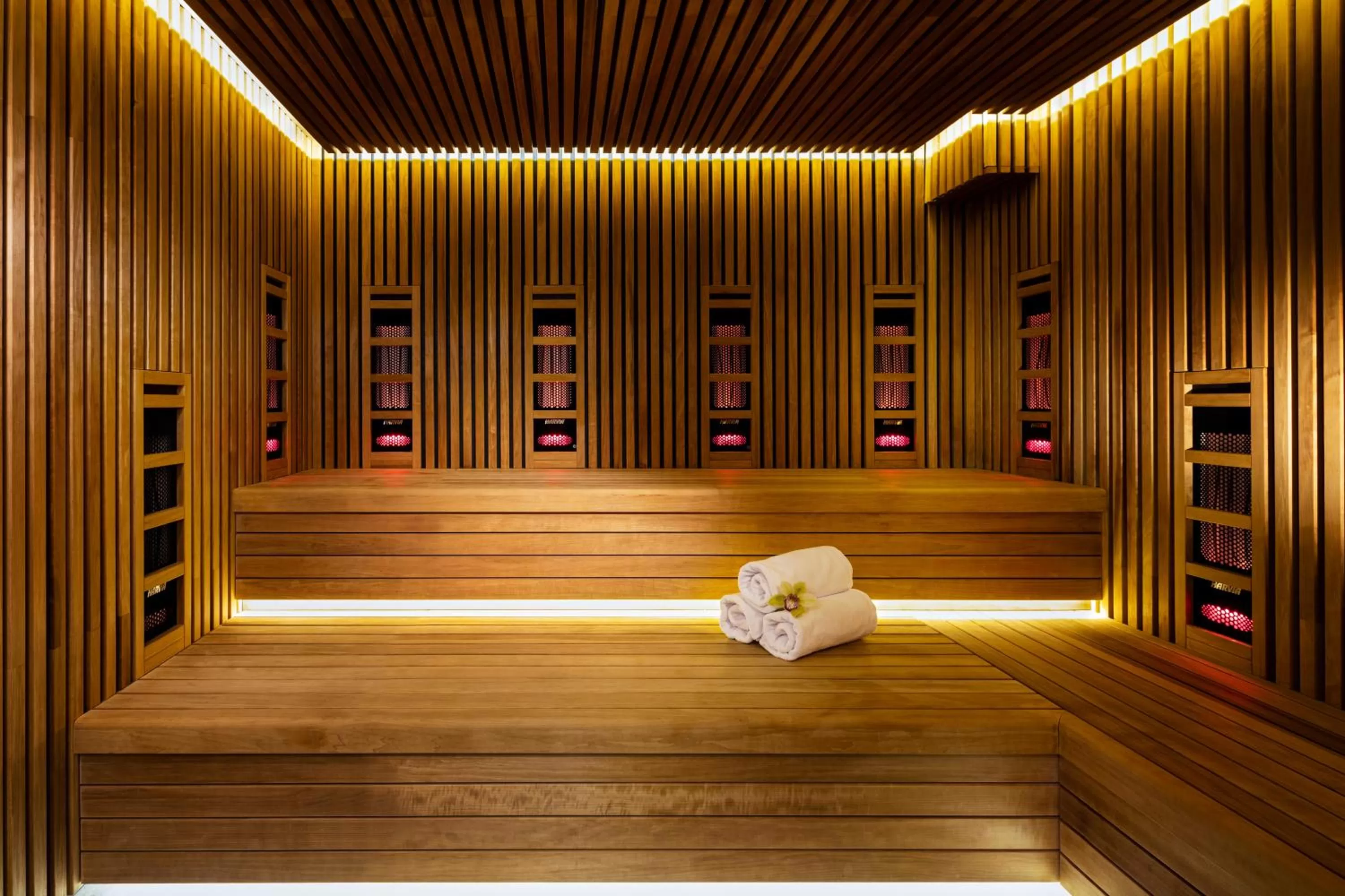 Sauna in Kings' Valley Medical & Spa Hotel