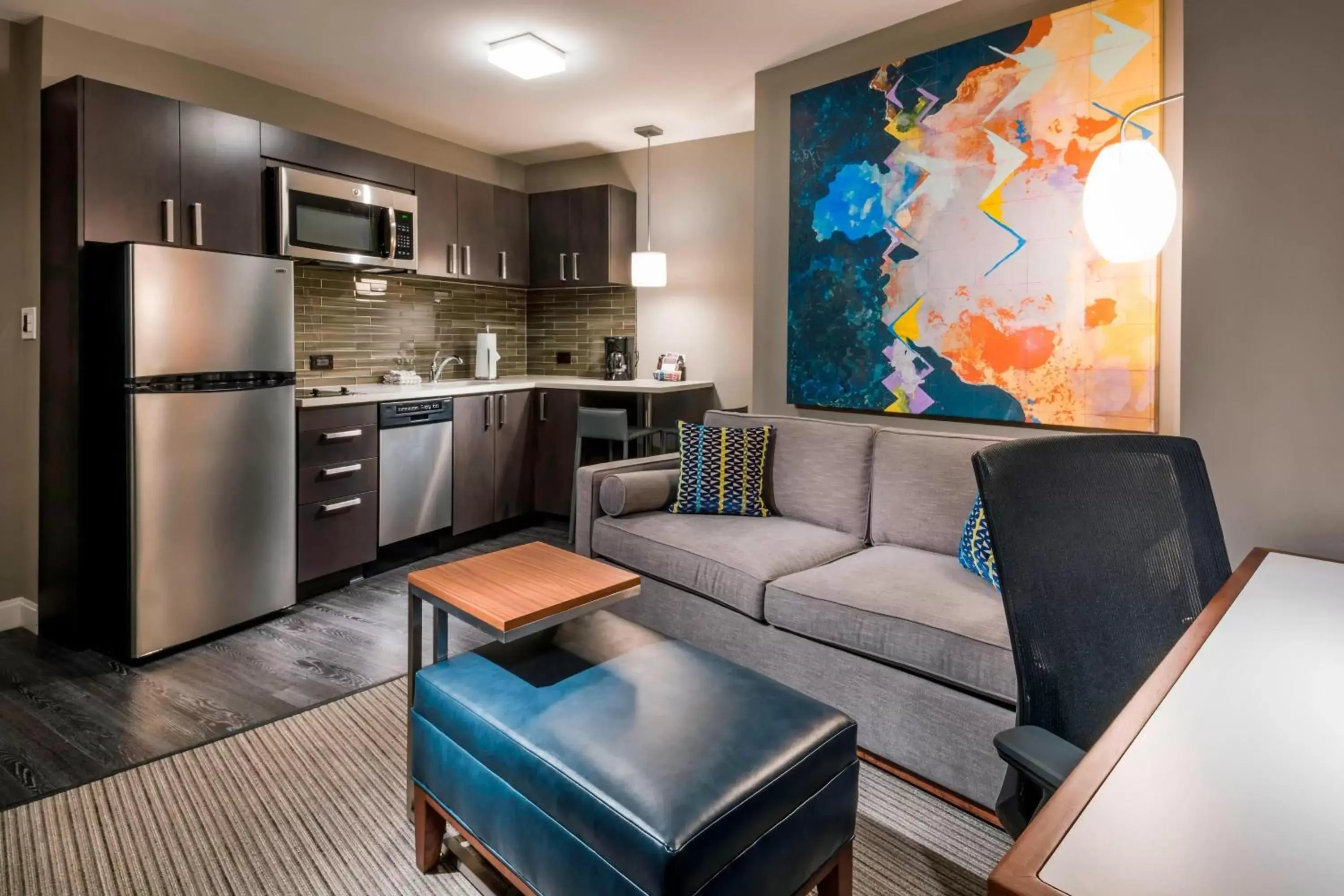 Living room, Seating Area in Residence Inn by Marriott Jersey City