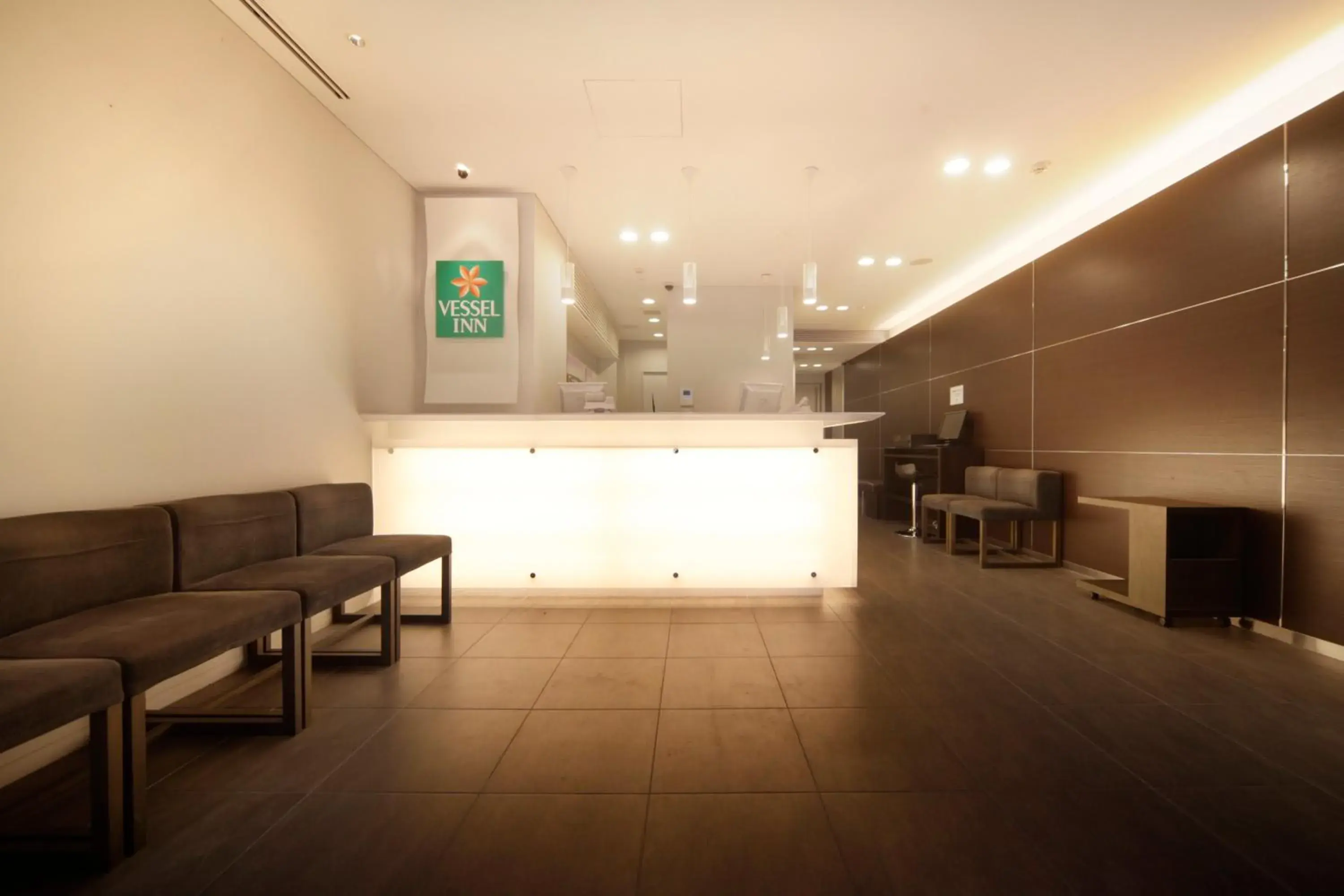 Lobby or reception, Lounge/Bar in Vessel Inn Hiroshima Ekimae