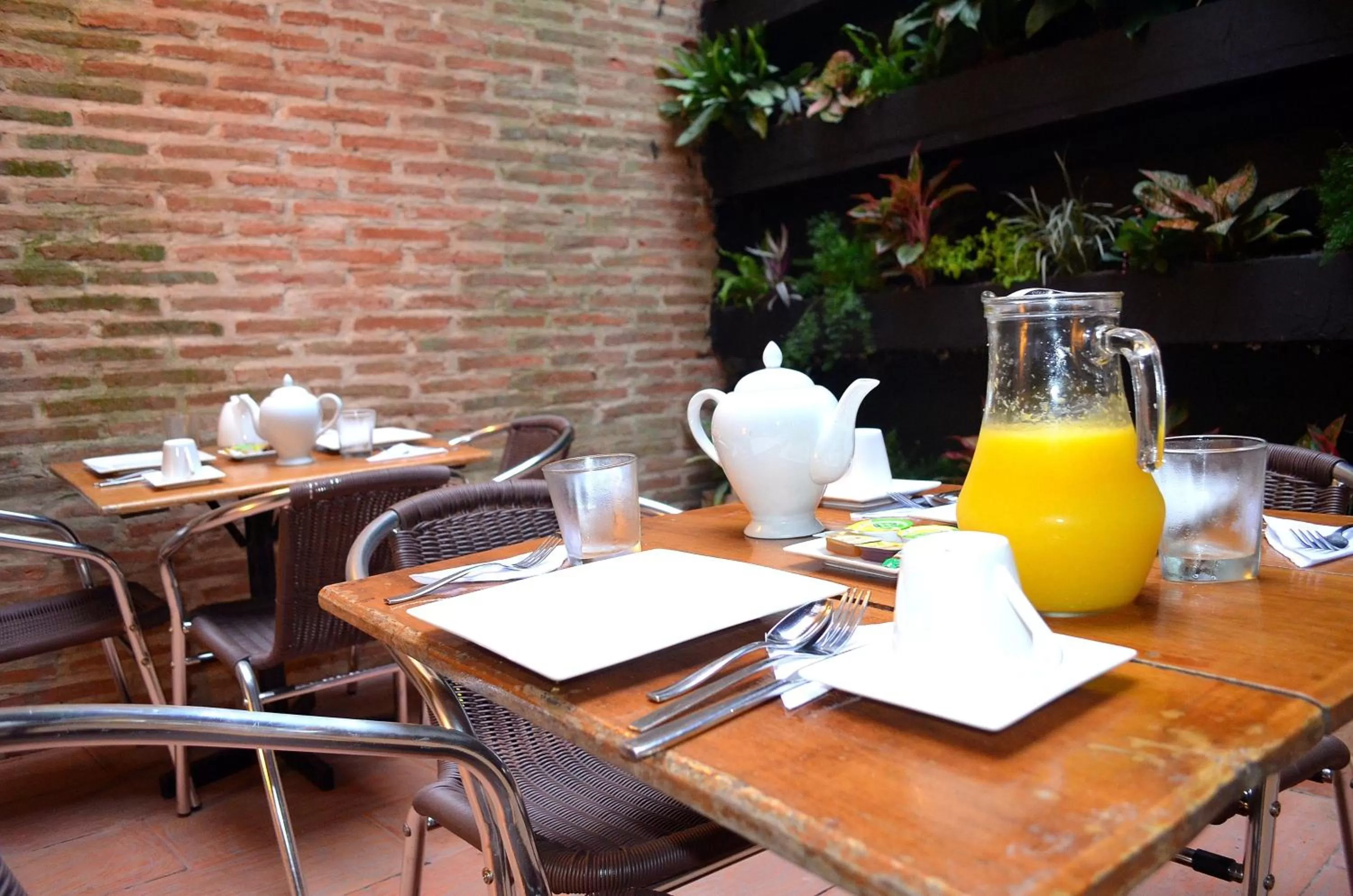 Patio in Hotel Galeria la Trinidad