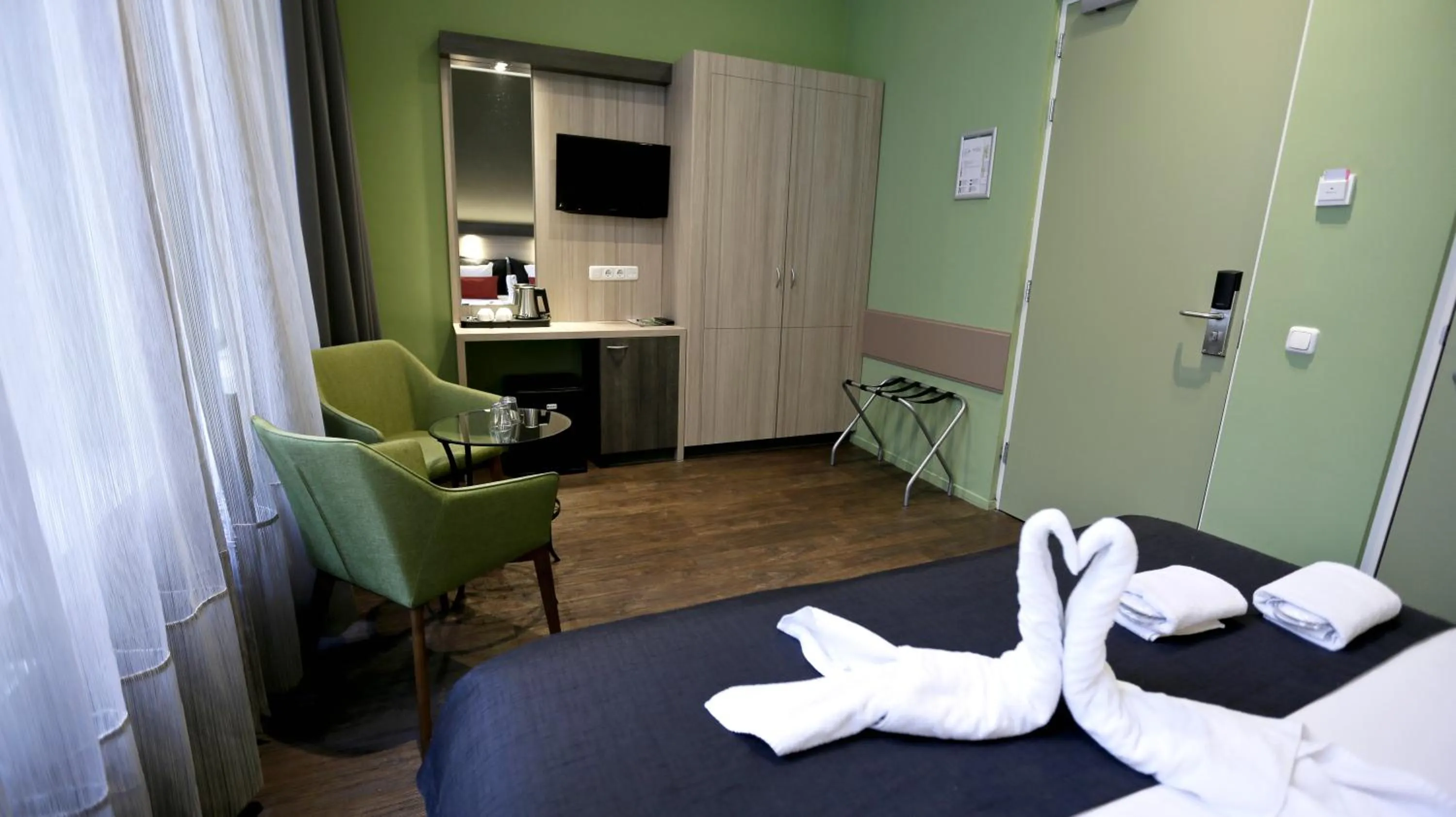 Bed in City Hotel Amsterdam