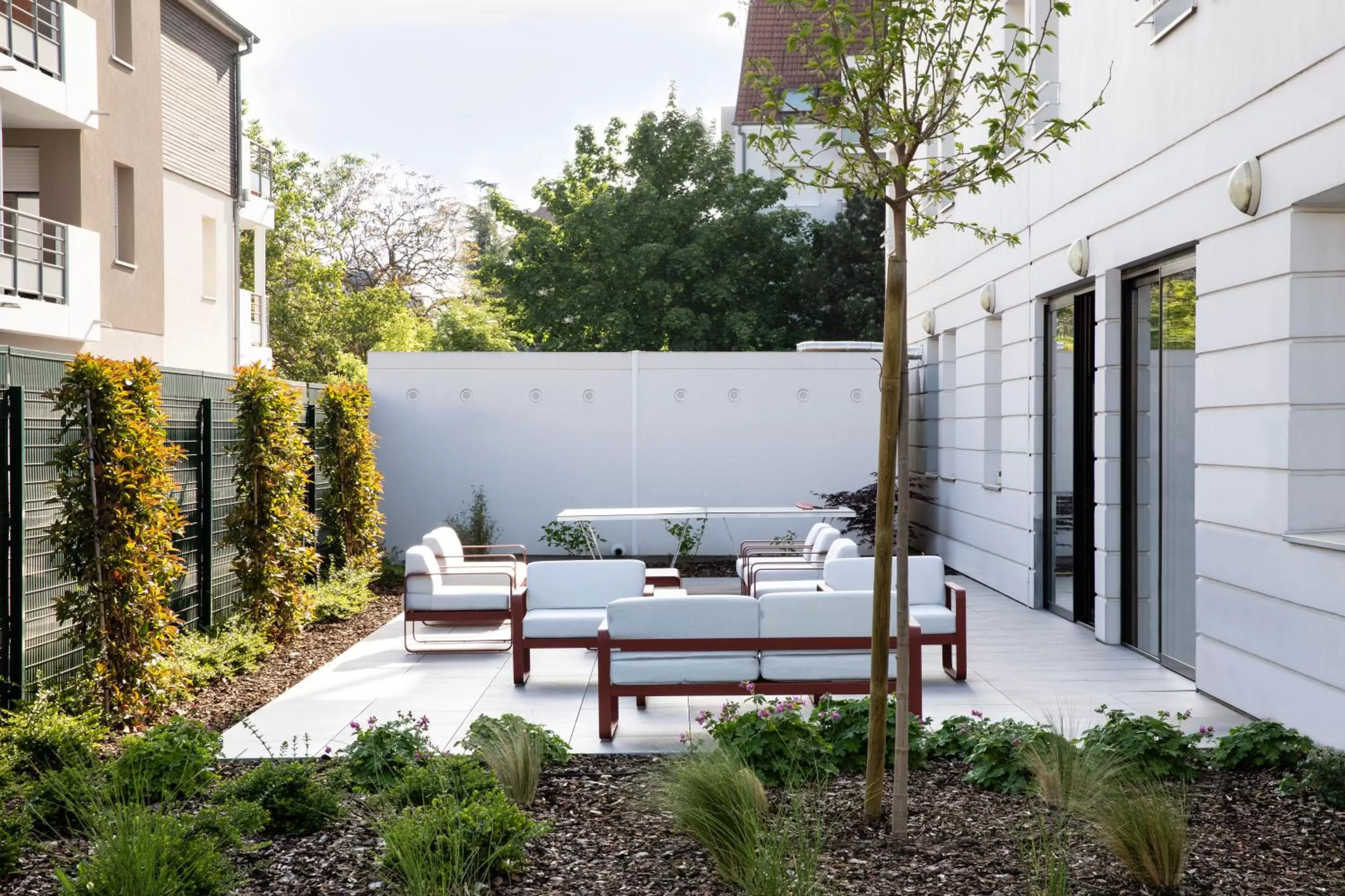 Balcony/Terrace in Hotel Le Bugatti