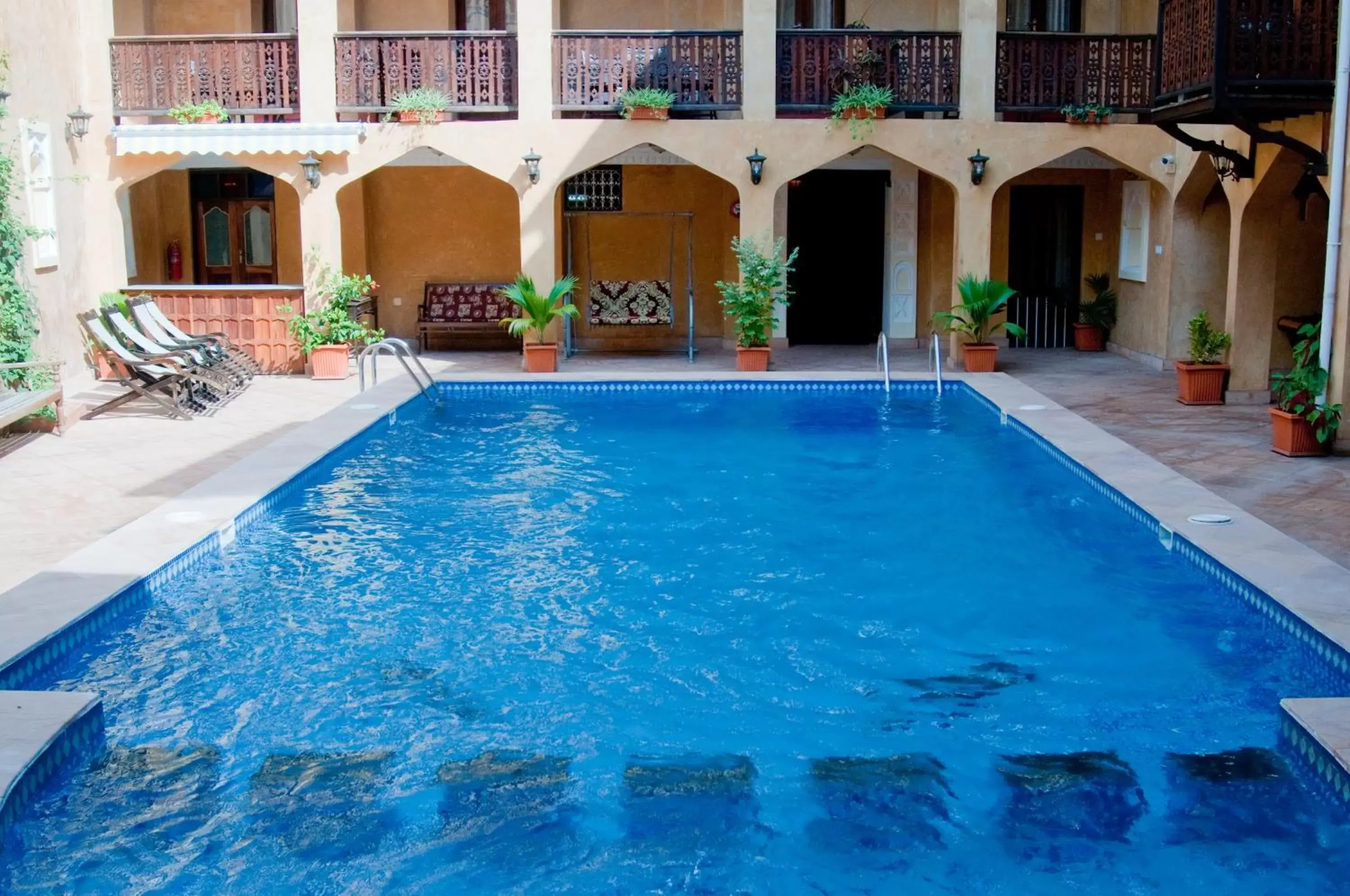 Swimming pool in Mizingani Seafront Hotel