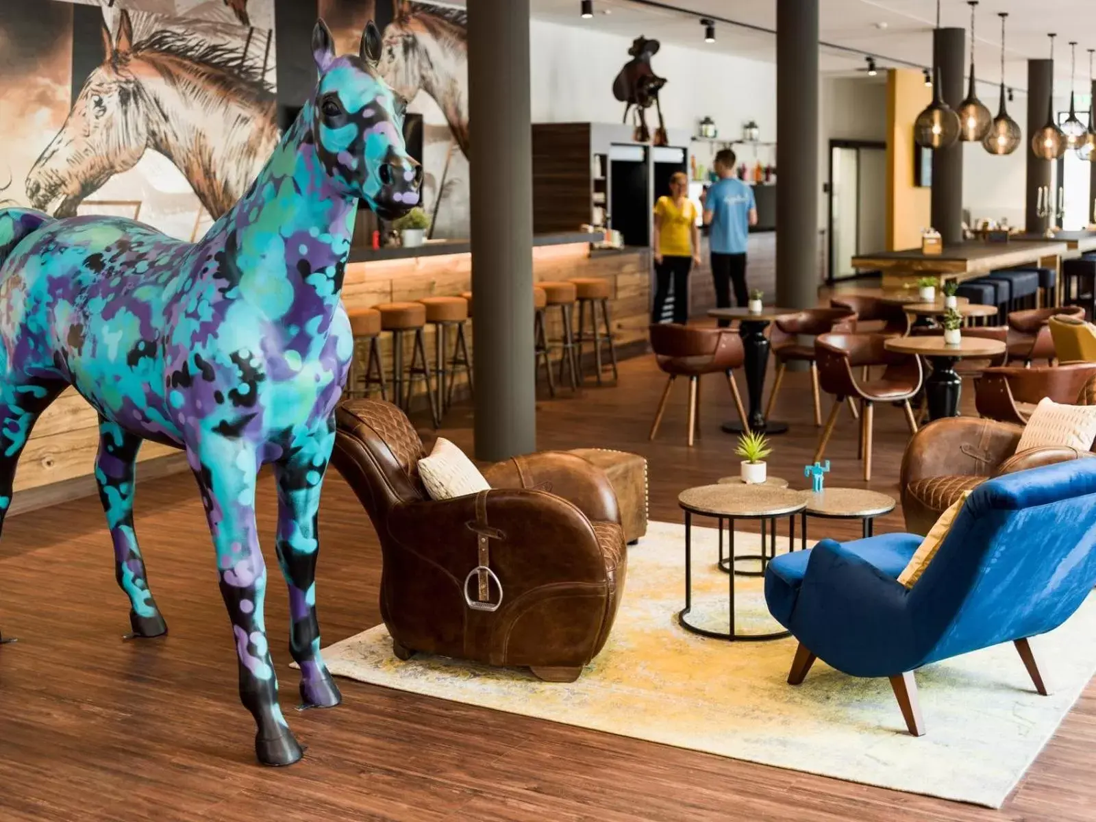 Lobby or reception in Holiday Inn - the niu, Saddle Fürth by IHG Lobby or reception in Holiday Inn - the niu, Saddle Fürth by IHG