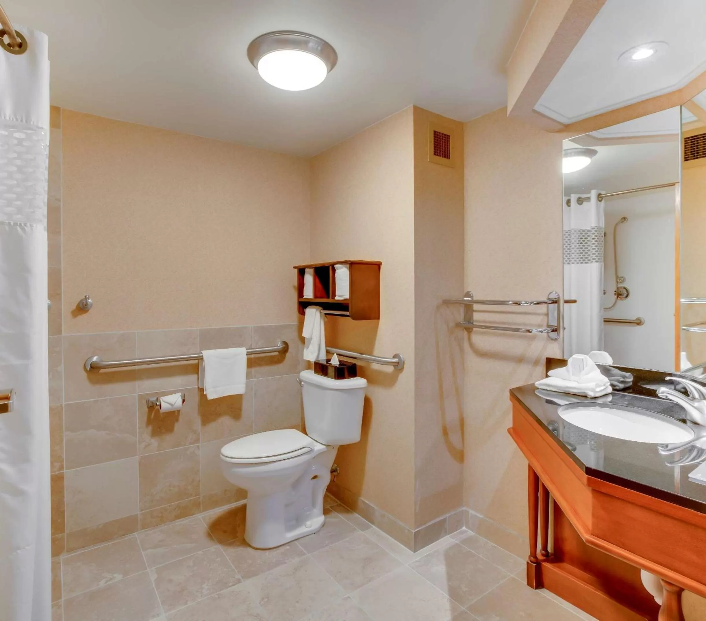 Bathroom in Hampton Inn Pittsburgh/Airport