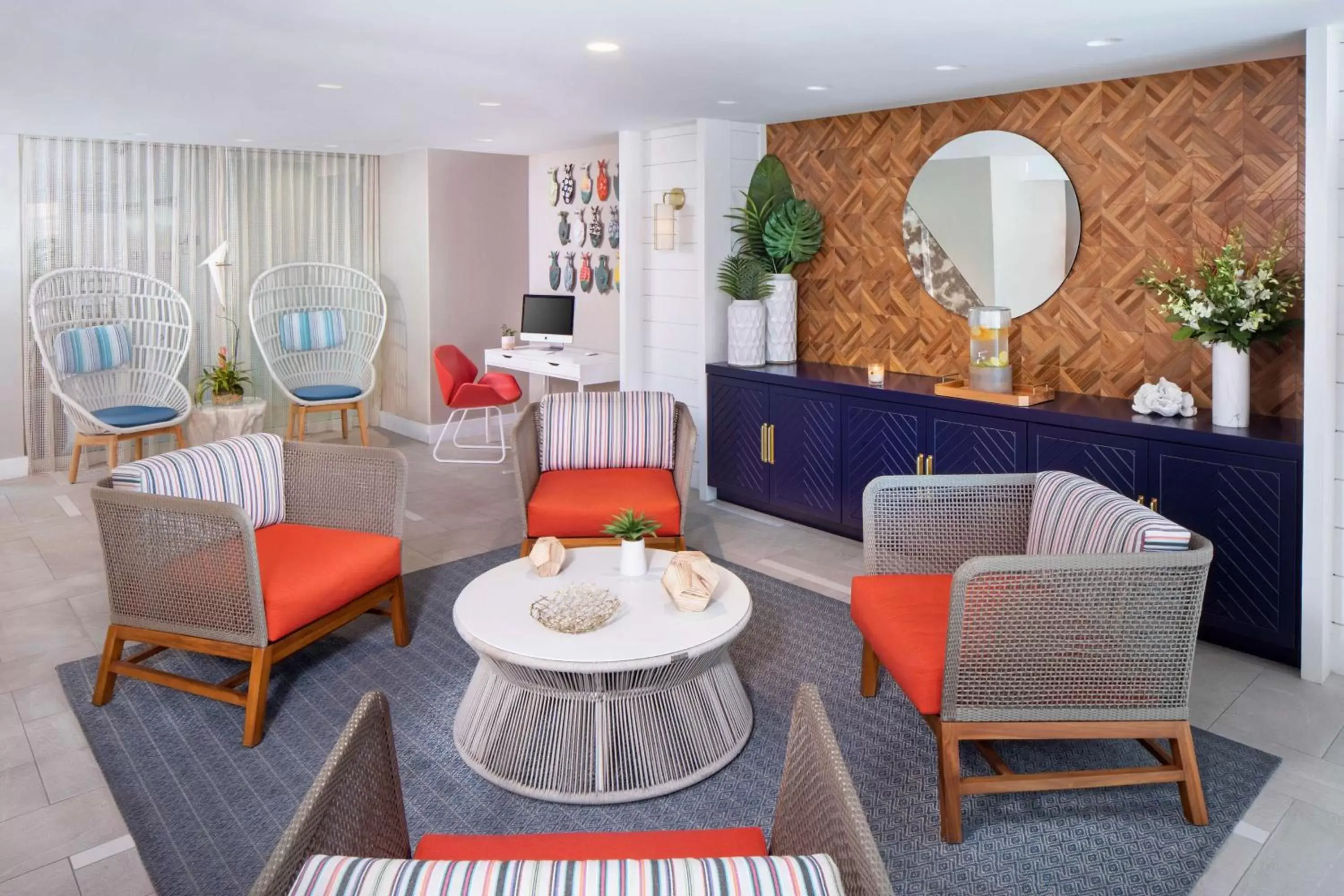 Lobby or reception in The Reach Key West, Curio Collection by Hilton Lobby or reception in The Reach Key West, Curio Collection by Hilton