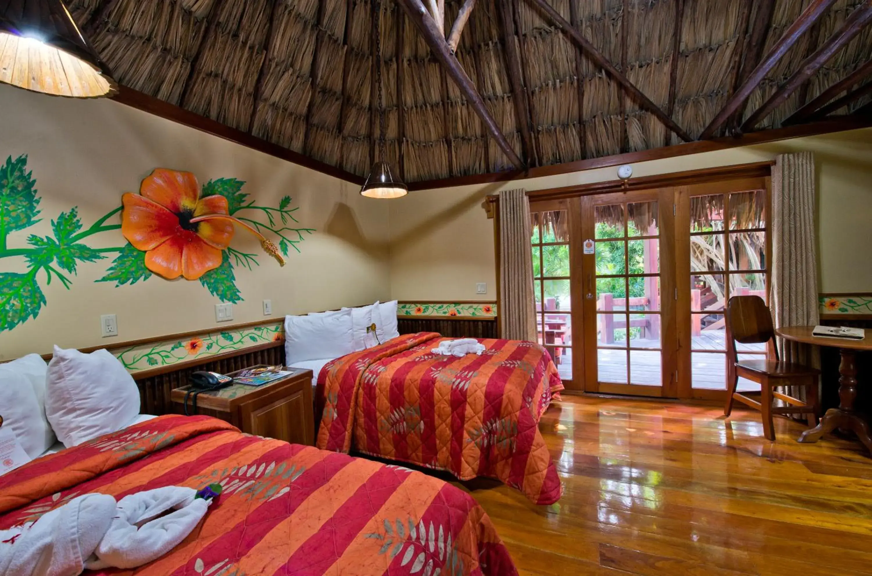 Bed in Ramon's Village Resort