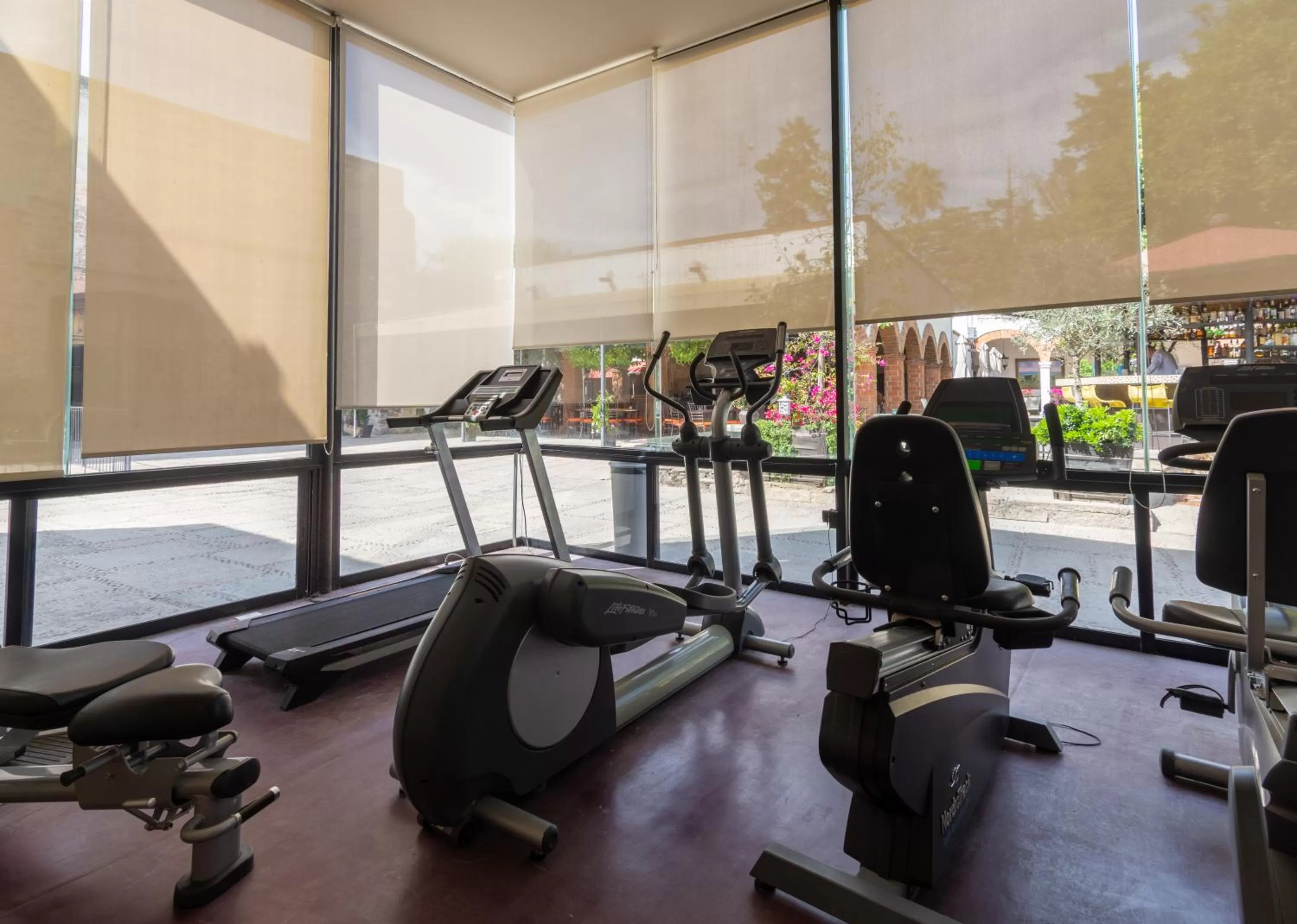 Fitness centre/facilities in Hotel Hacienda San Cristóbal