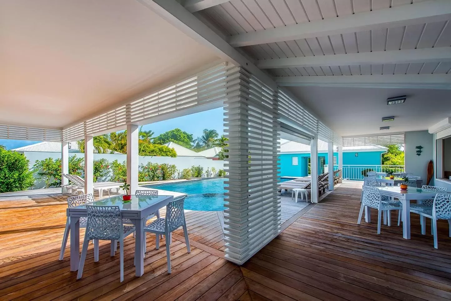 Patio in Hôtel La Christophine