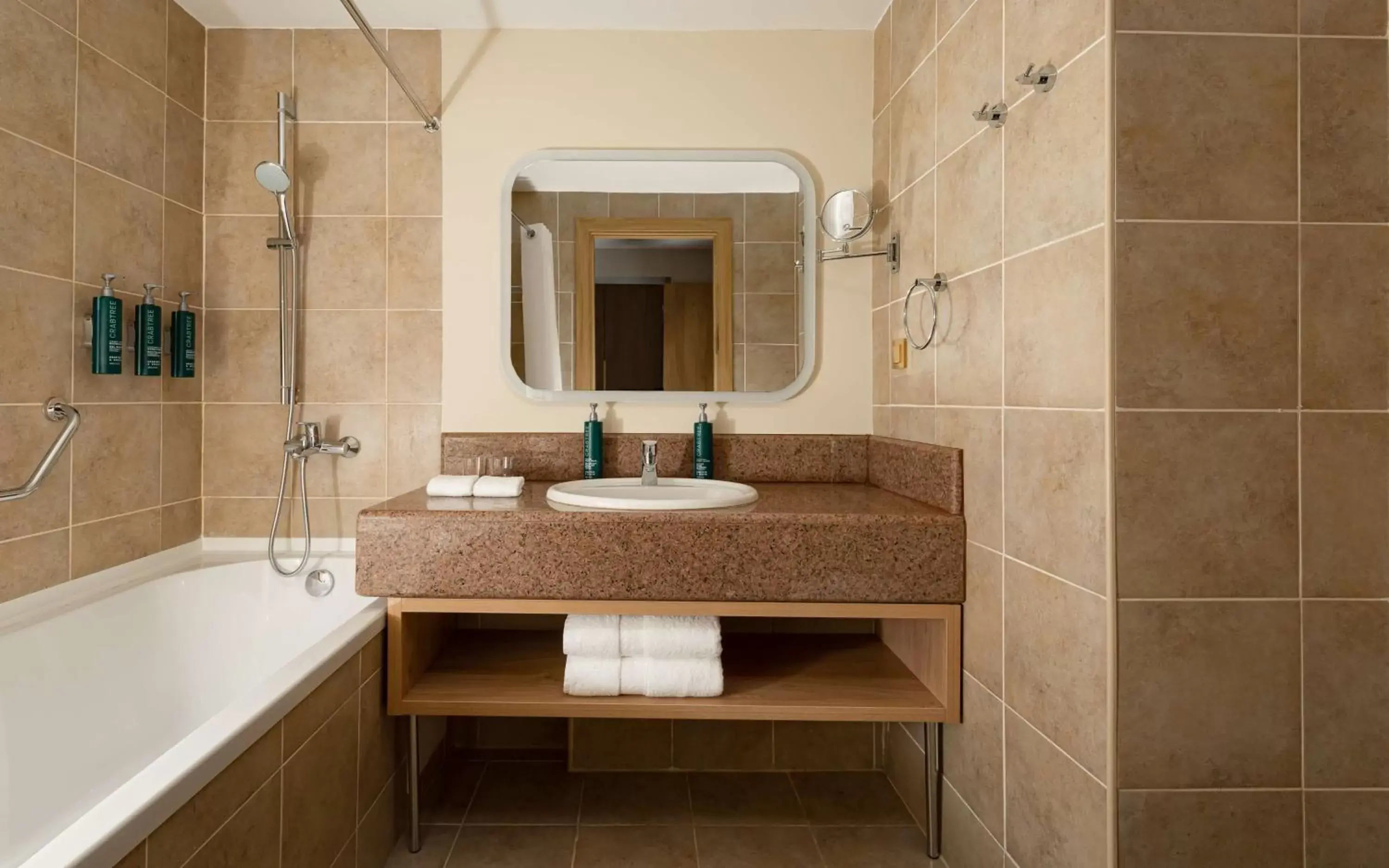 Bathroom in DoubleTree by Hilton Shymkent