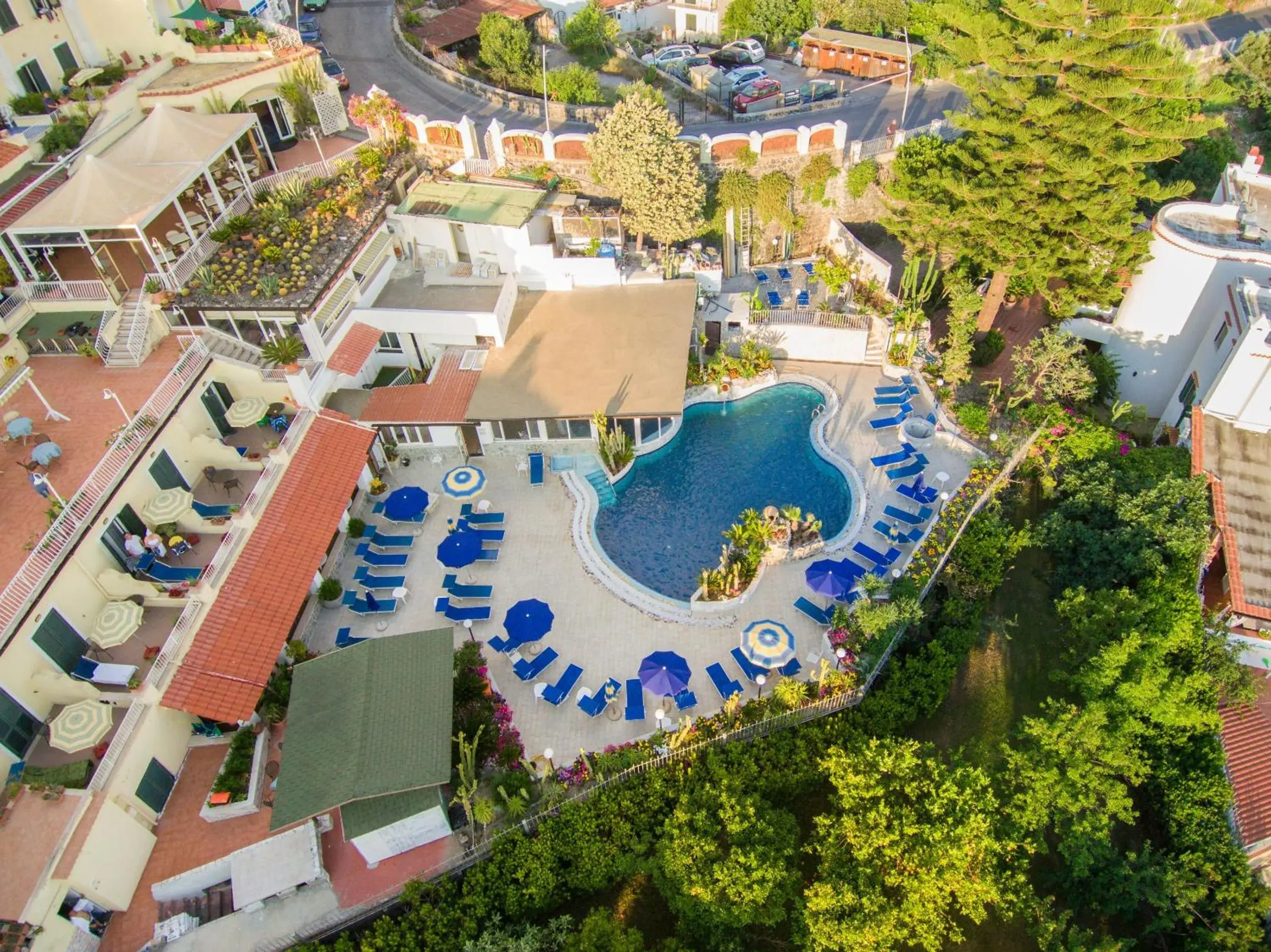 Bird's eye view, Bird's-eye View in Hotel Terme Saint Raphael