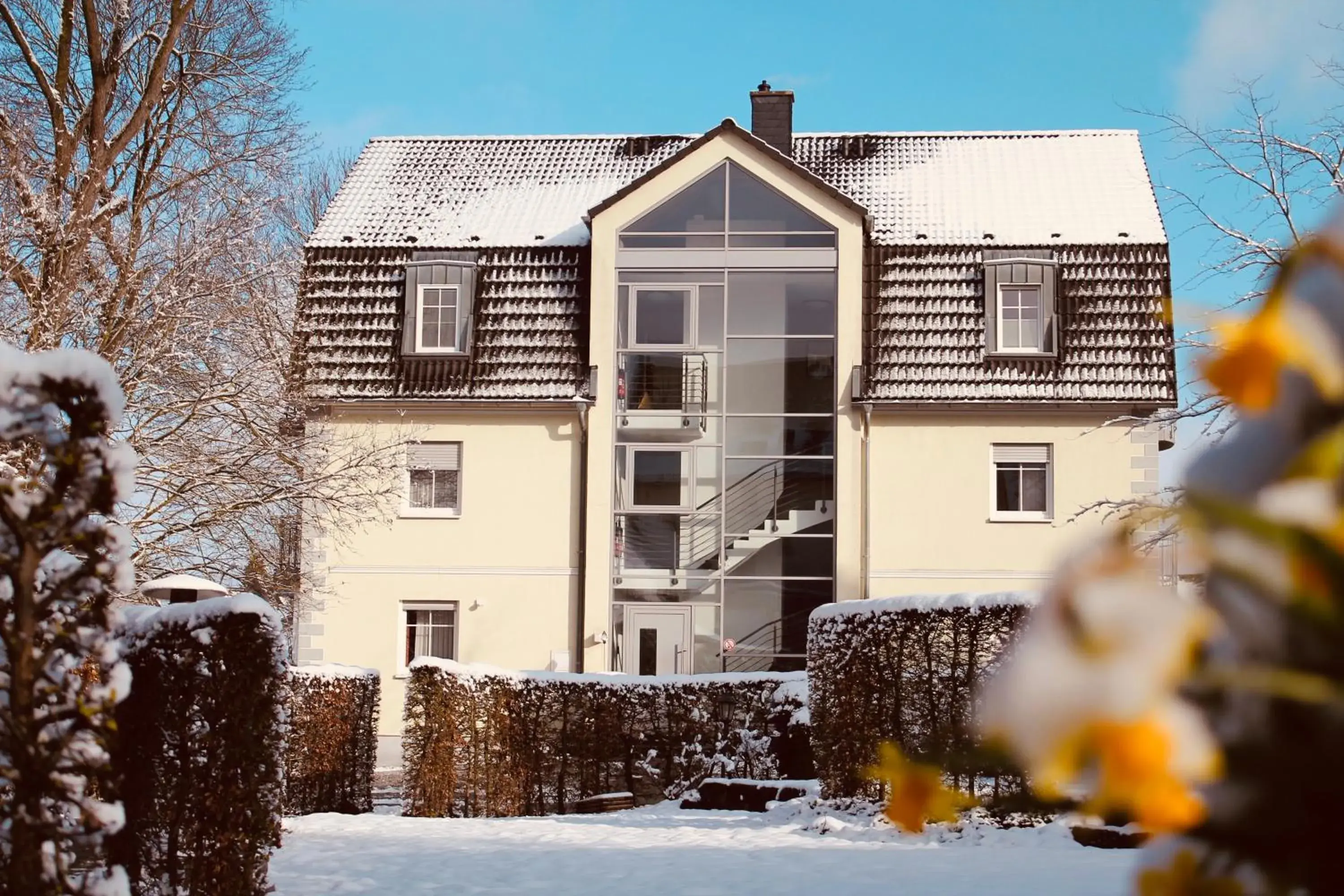 Property building, Winter in Hotel am Wallgraben