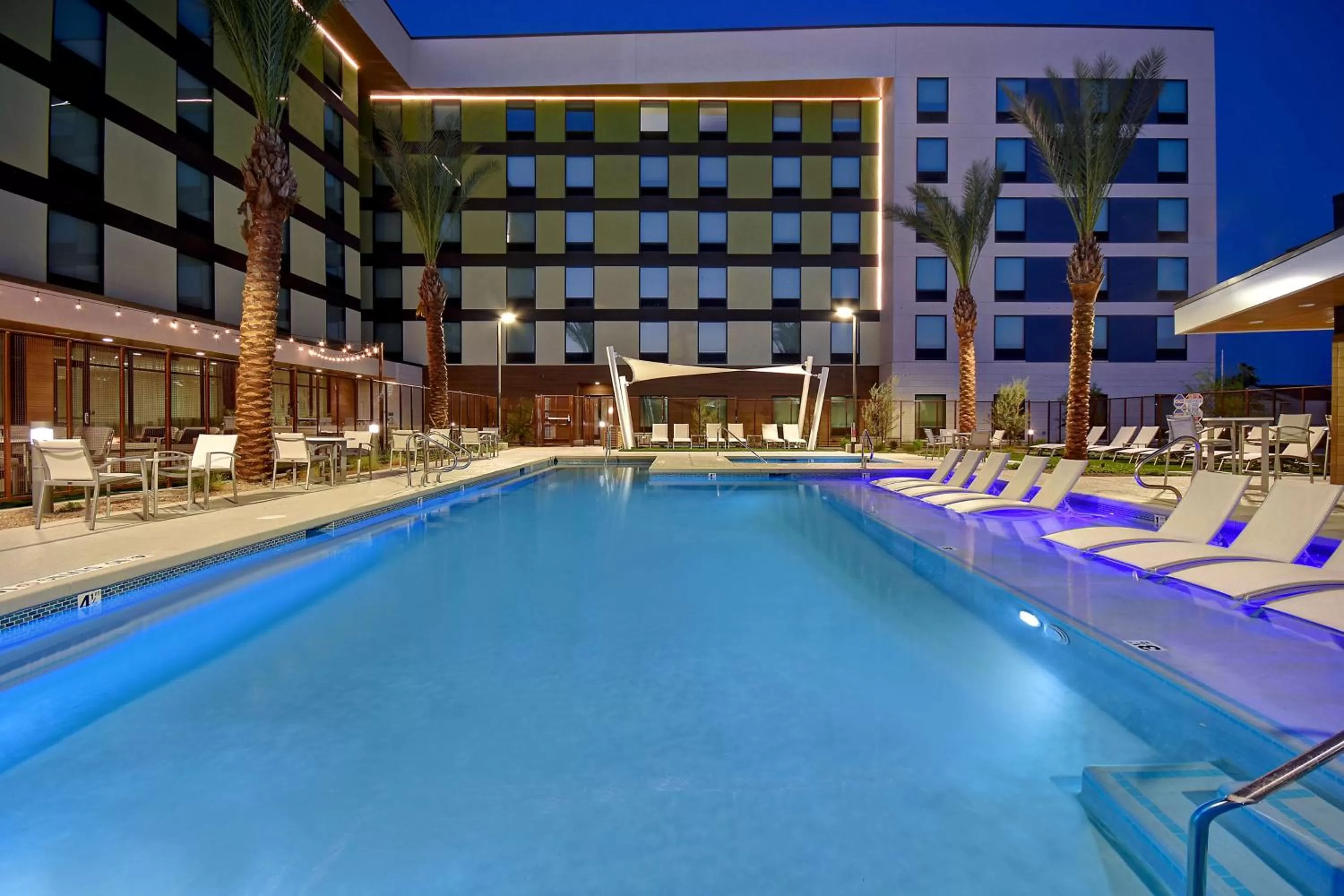 Swimming pool in Home2 Suites by Hilton Las Vegas Convention Center - No Resort Fee