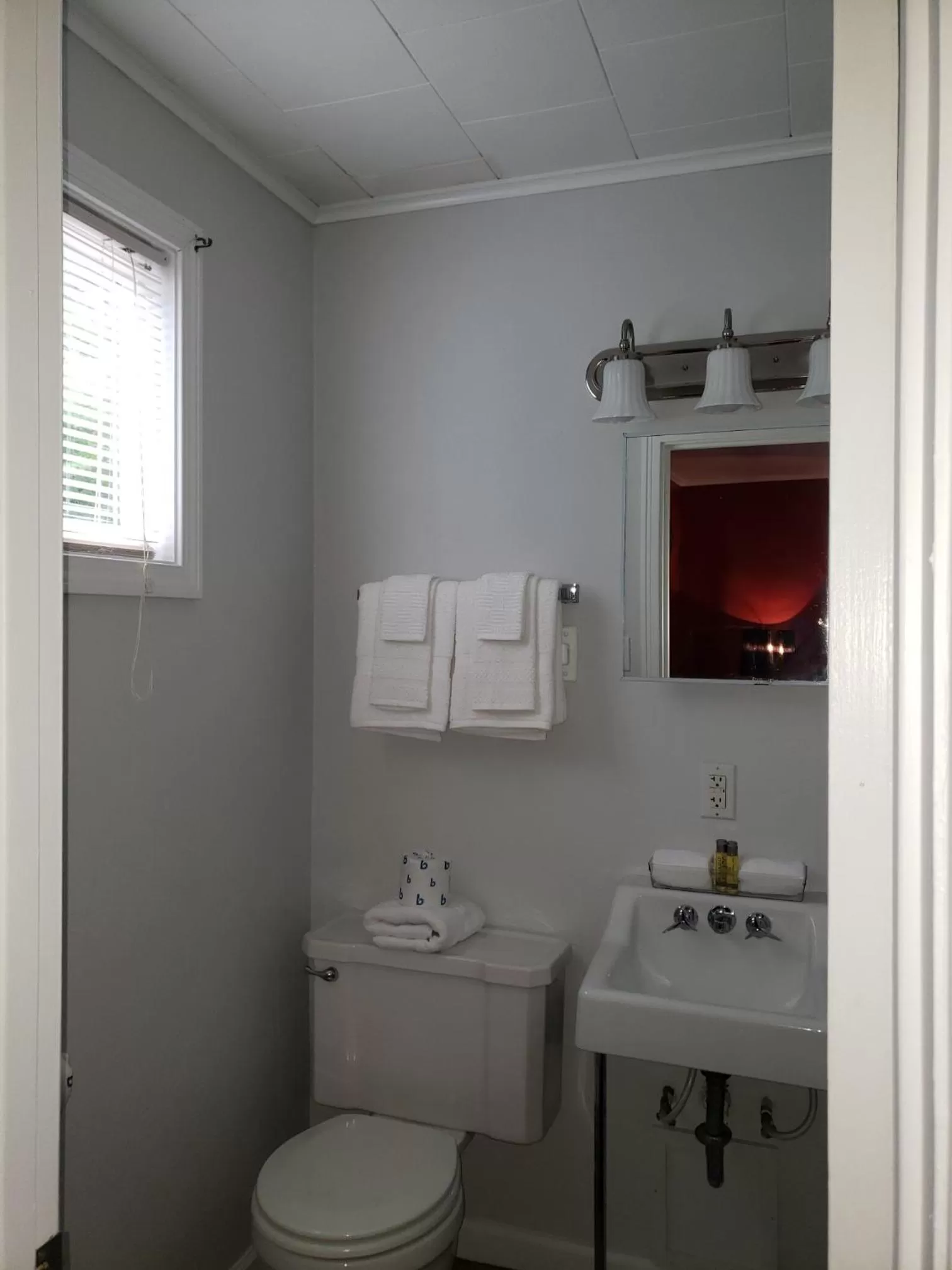 Bathroom in Blue Ridge Motel