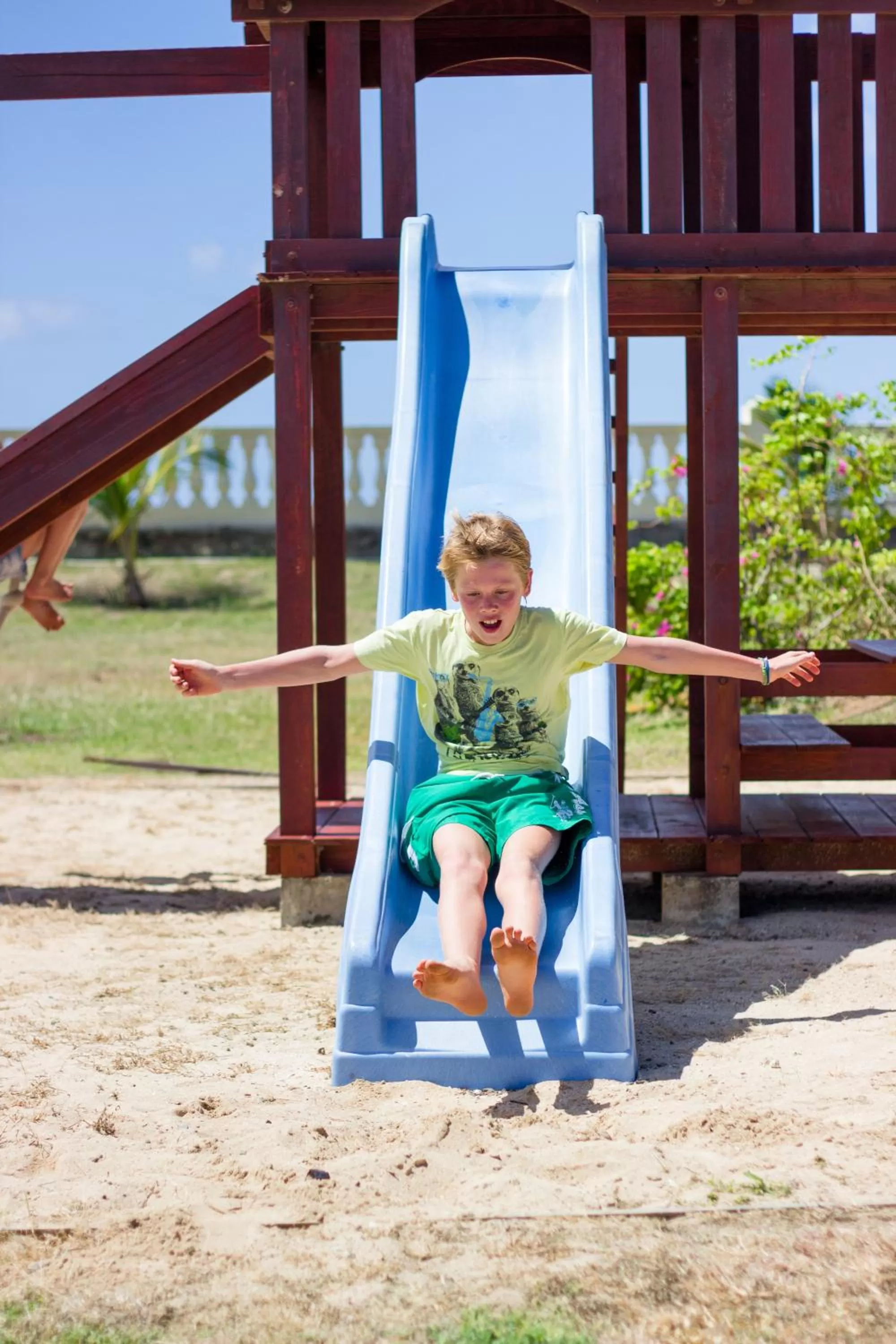 Children play ground in Bay Gardens Beach Resort & Spa