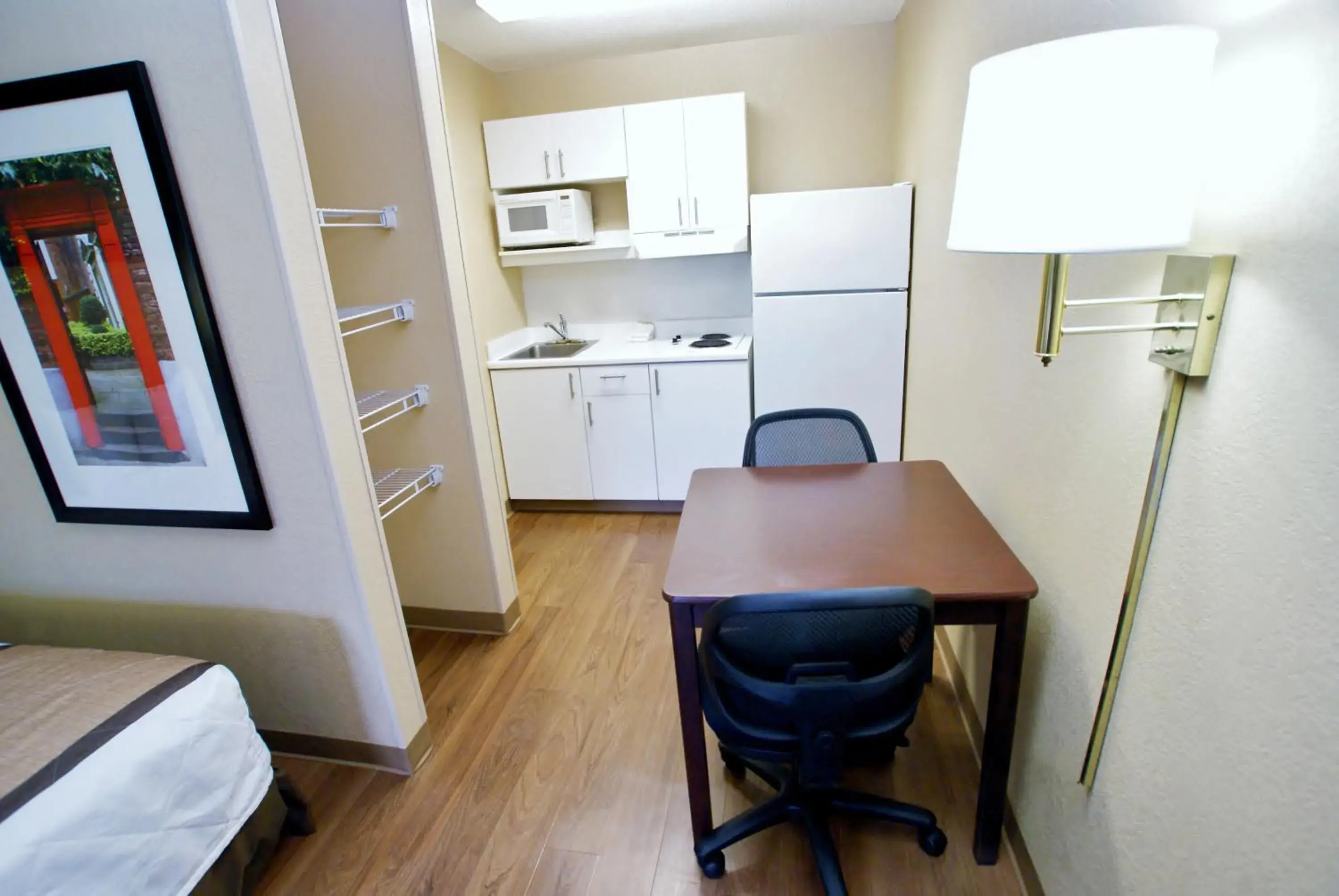 Kitchen or kitchenette, Kitchen/Kitchenette in Extended Stay America Suites - Greensboro - Wendover Ave - Big Tree Way