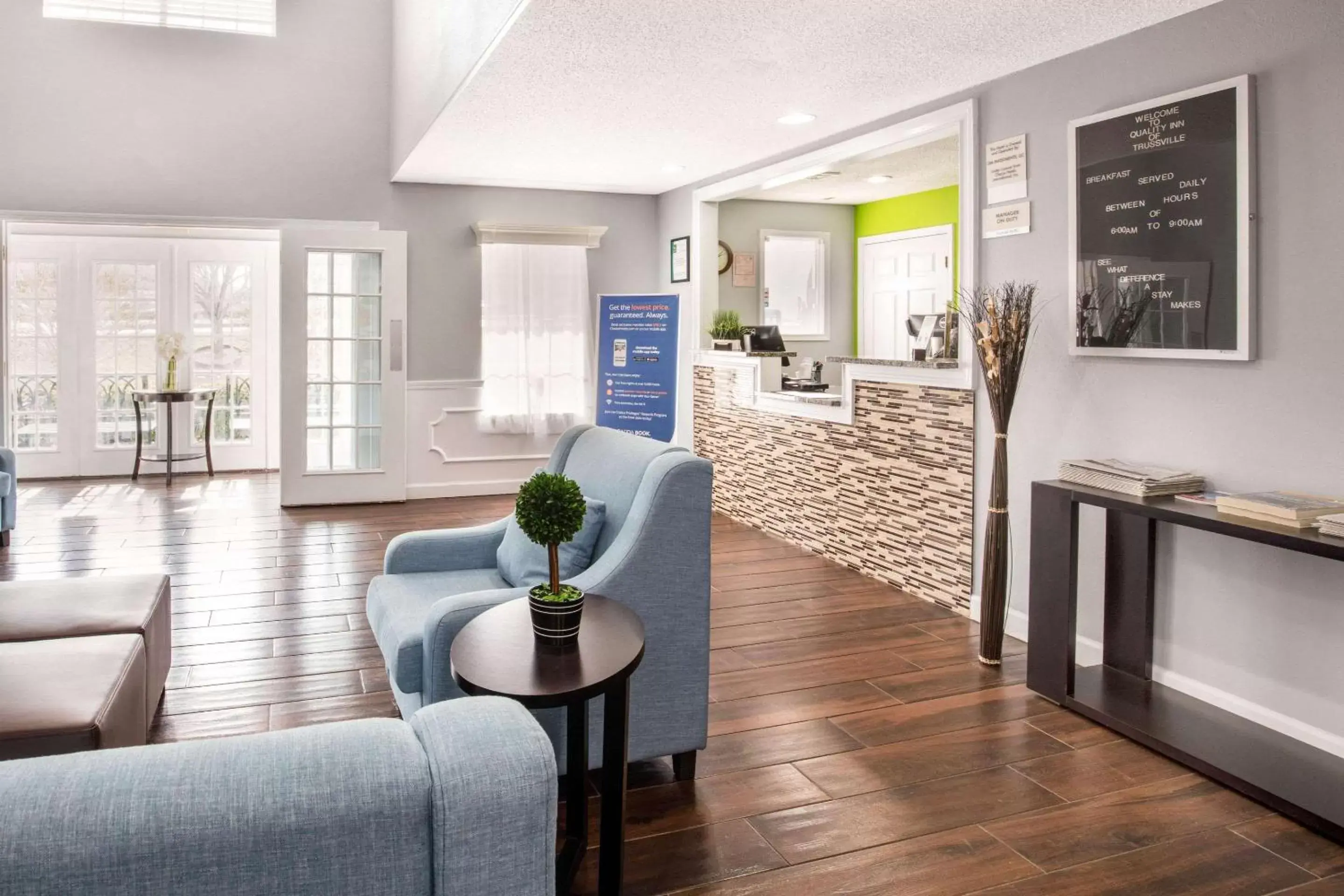 Lobby or reception in Quality Inn Trussville I-59 exit 141 Lobby or reception in Quality Inn Trussville I-59 exit 141