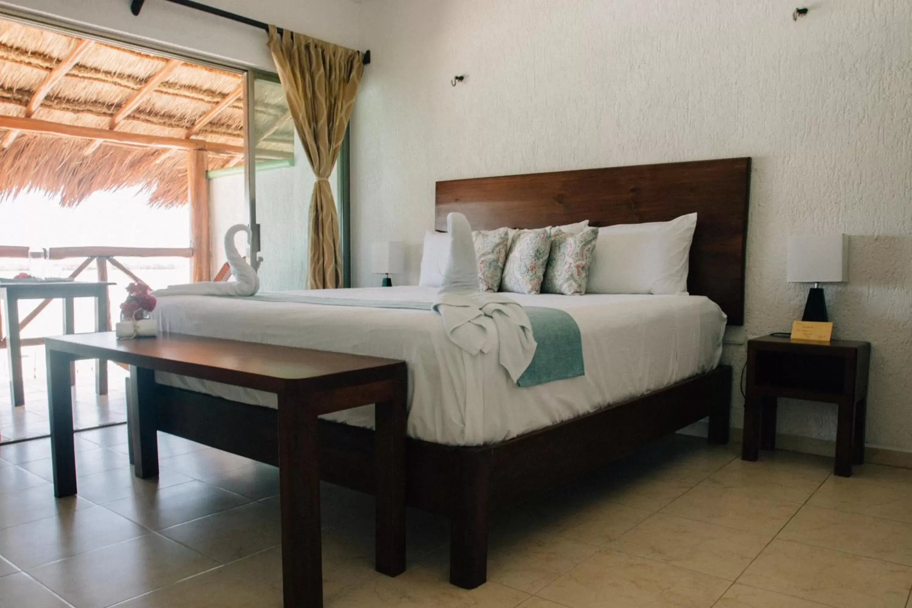 Bed in Hotel Villa de Pescadores