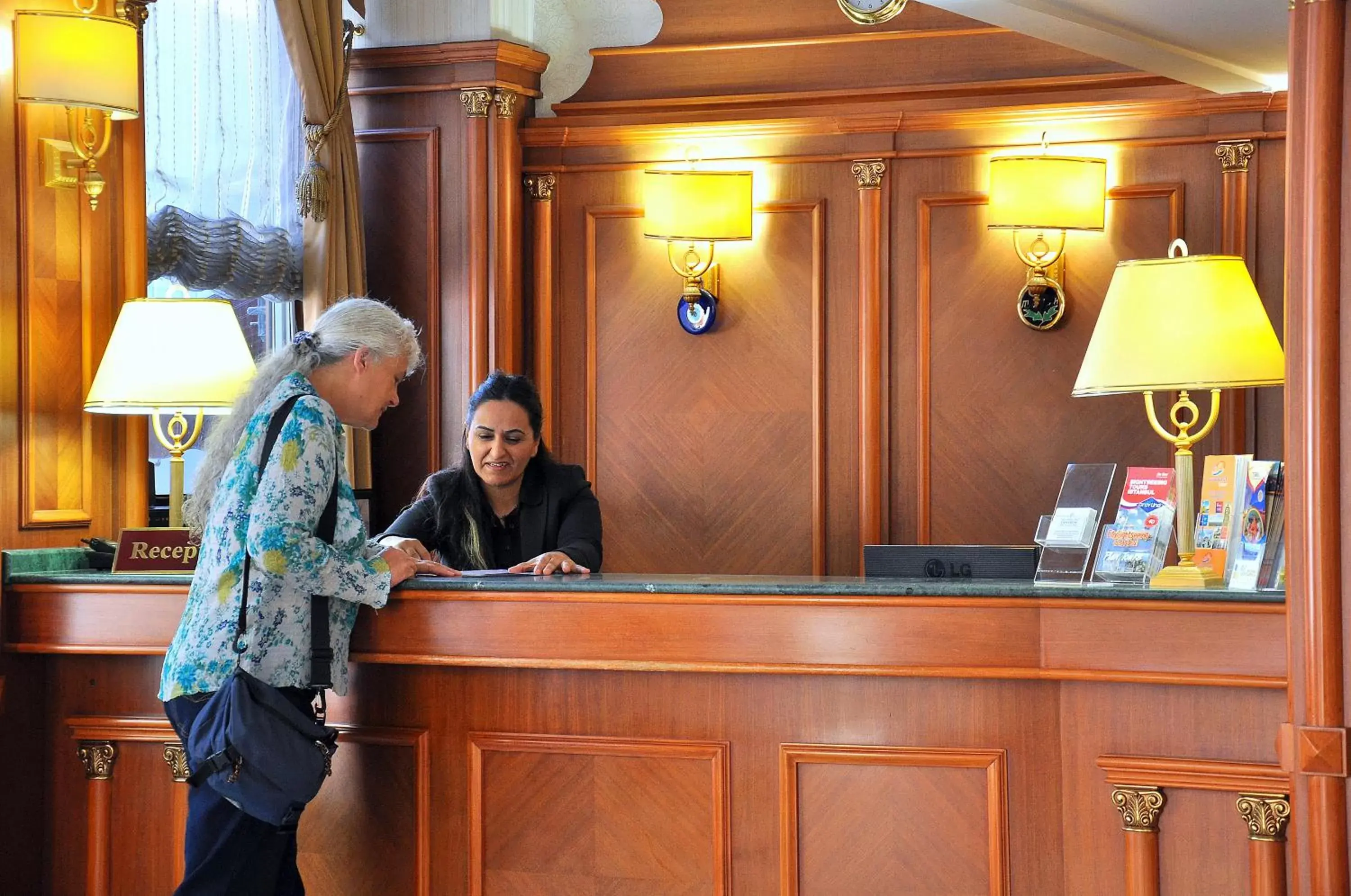 Lobby or reception in Hotel Centrum Istanbul Lobby or reception in Hotel Centrum Istanbul