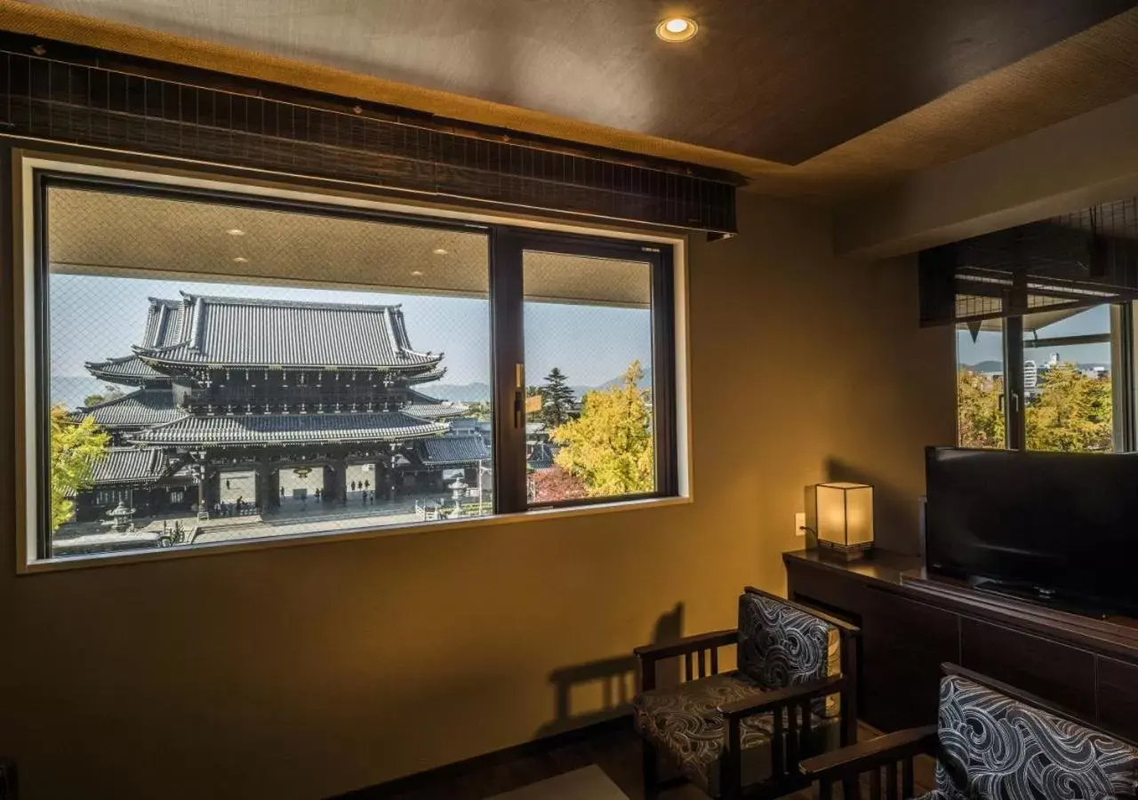 Living room in Hotel Kuu Kyoto