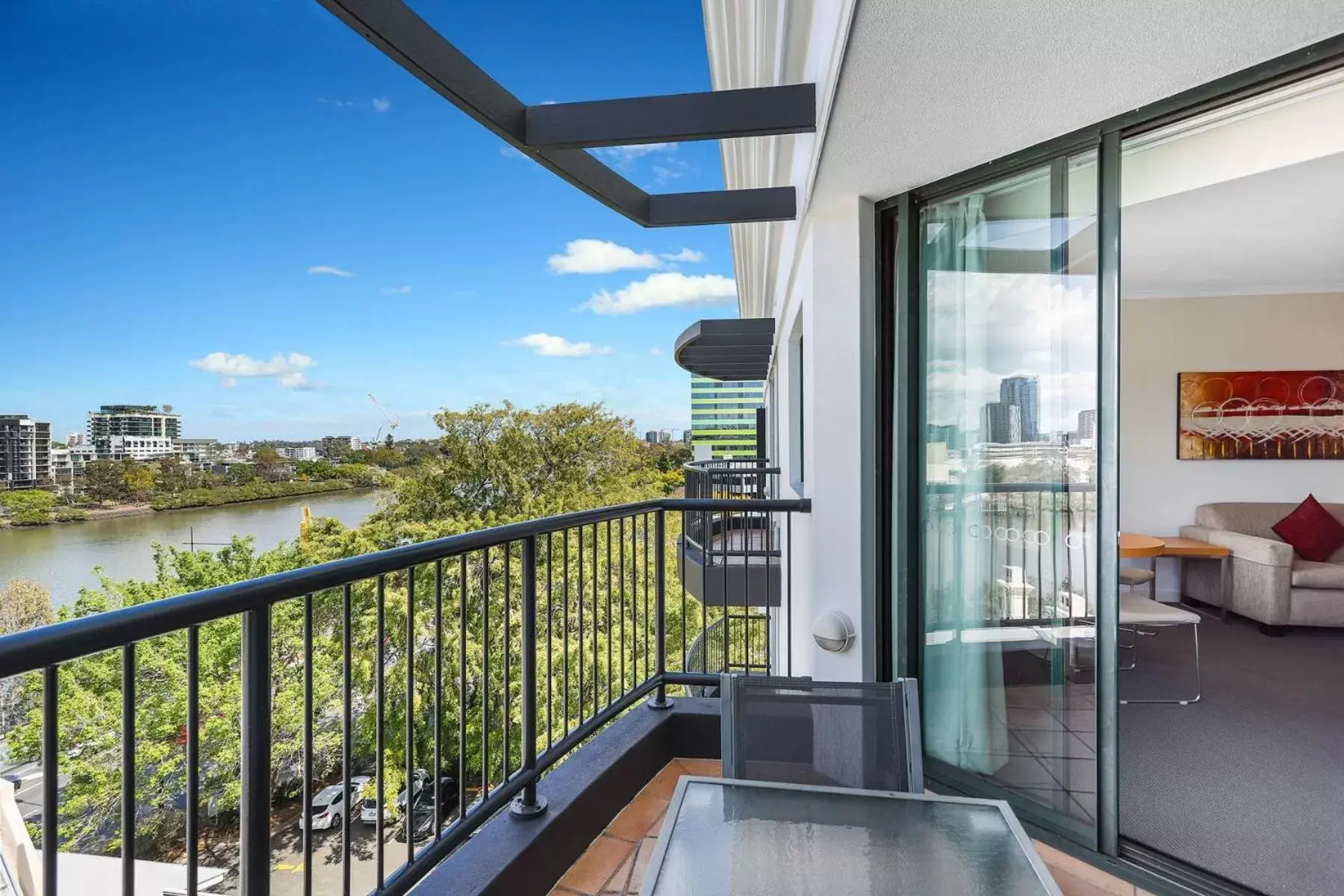 Balcony/Terrace in Central Cosmo Apartment Hotel