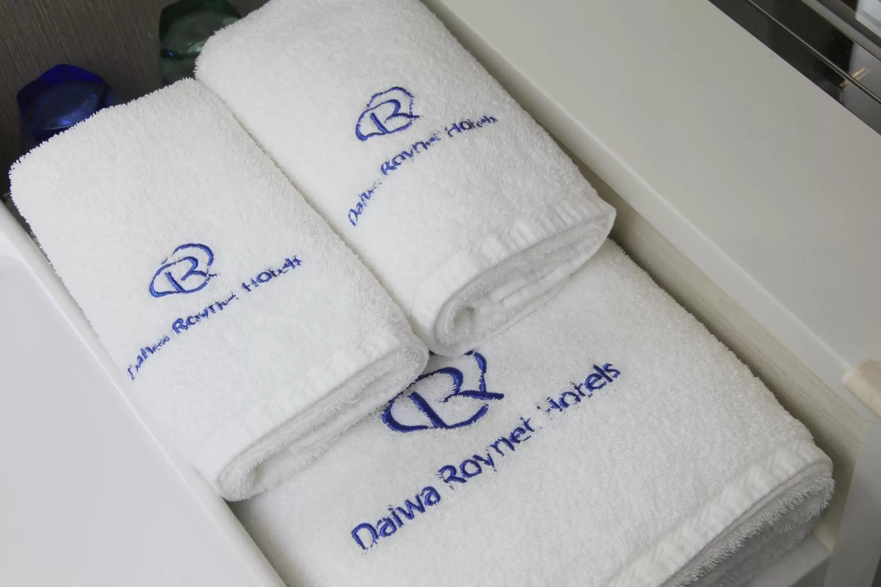 towels, Property Logo/Sign in Daiwa Roynet Hotel Akita