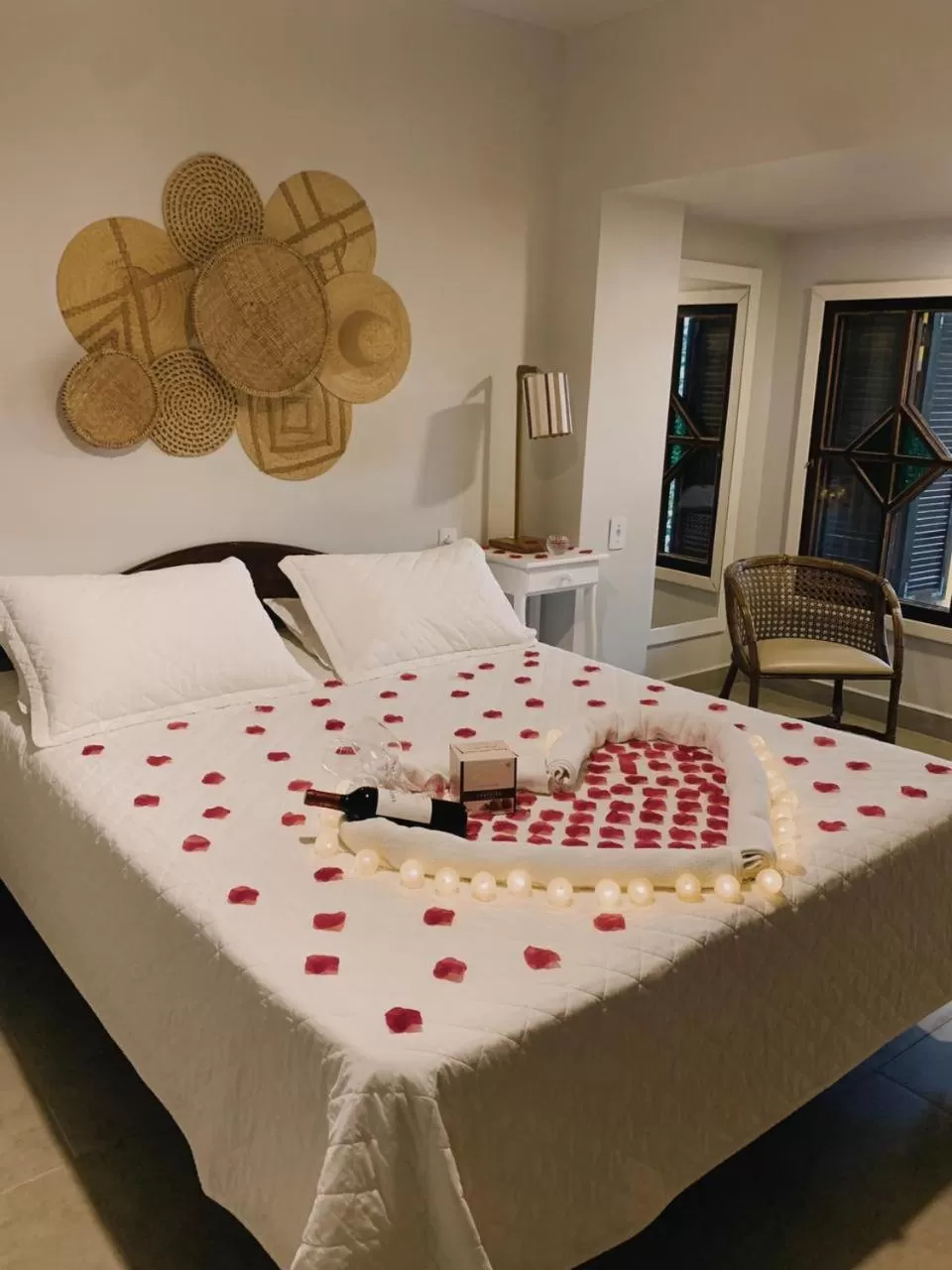 Bed in Hotel Pousada 7 Mares